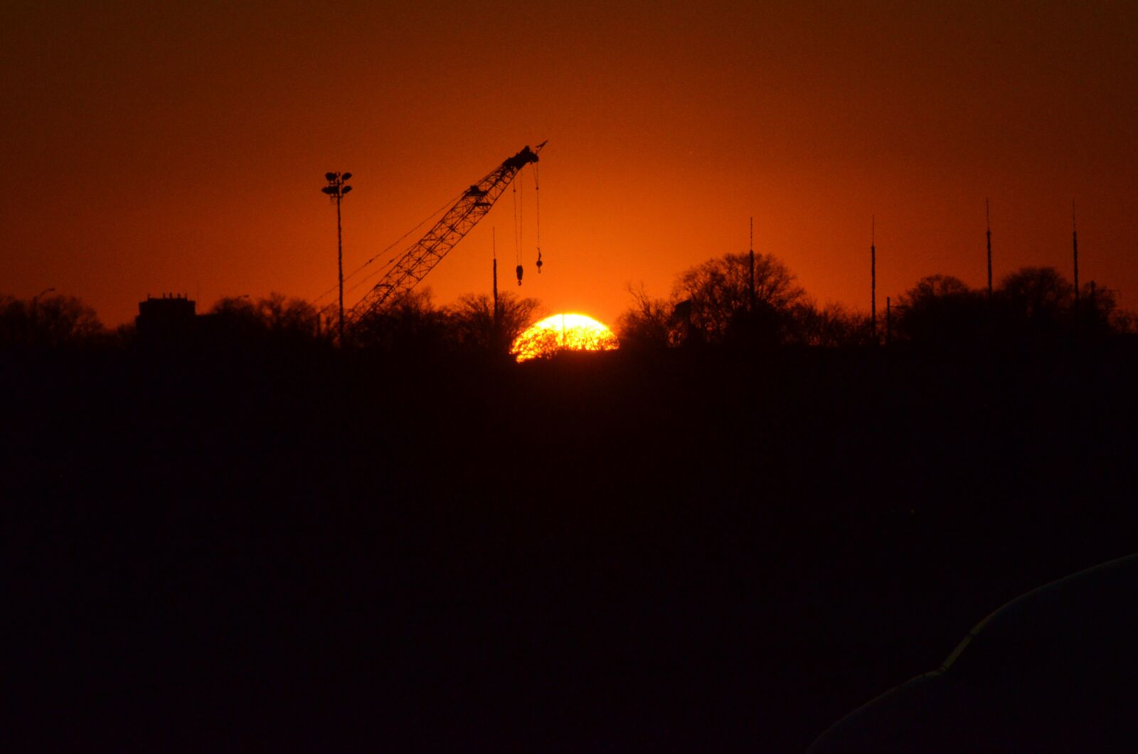 Nikon D5100 sample photo. Silhouette, landscape, sky photography