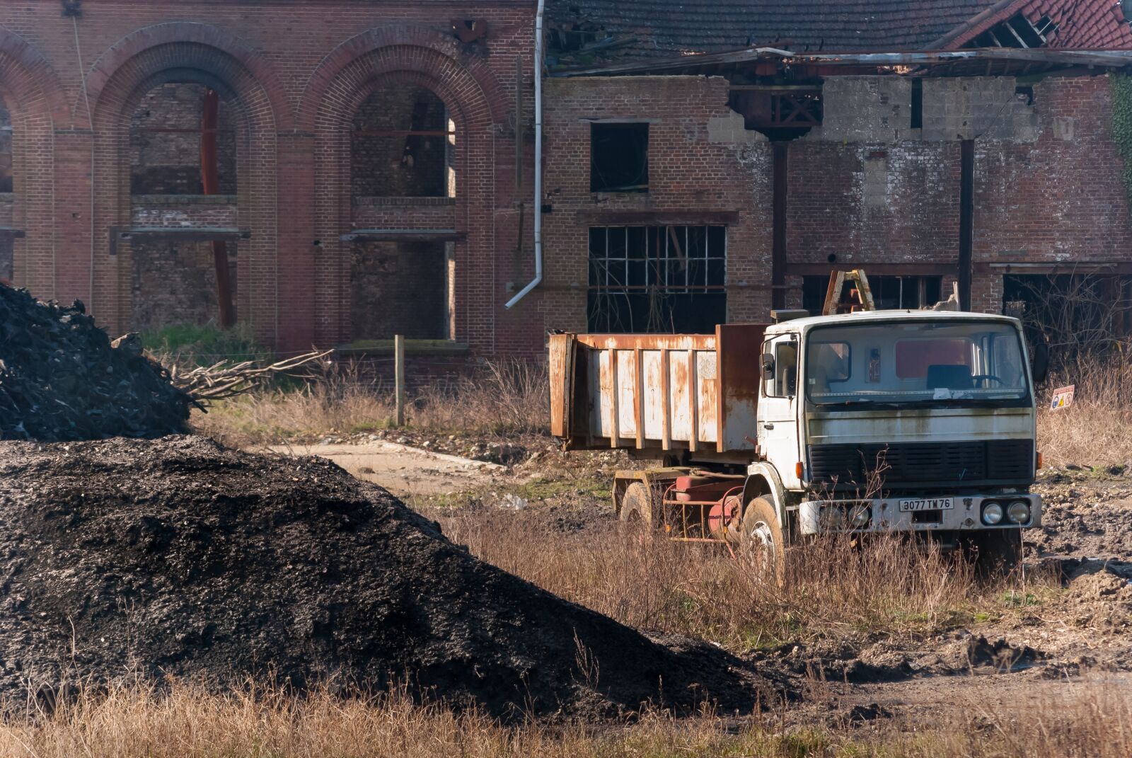 Nikon D80 sample photo. Abandoned, factory, fallow photography