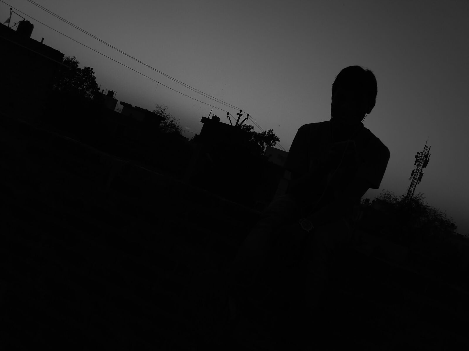 Xiaomi Redmi 3S sample photo. Alone, black, black, and photography