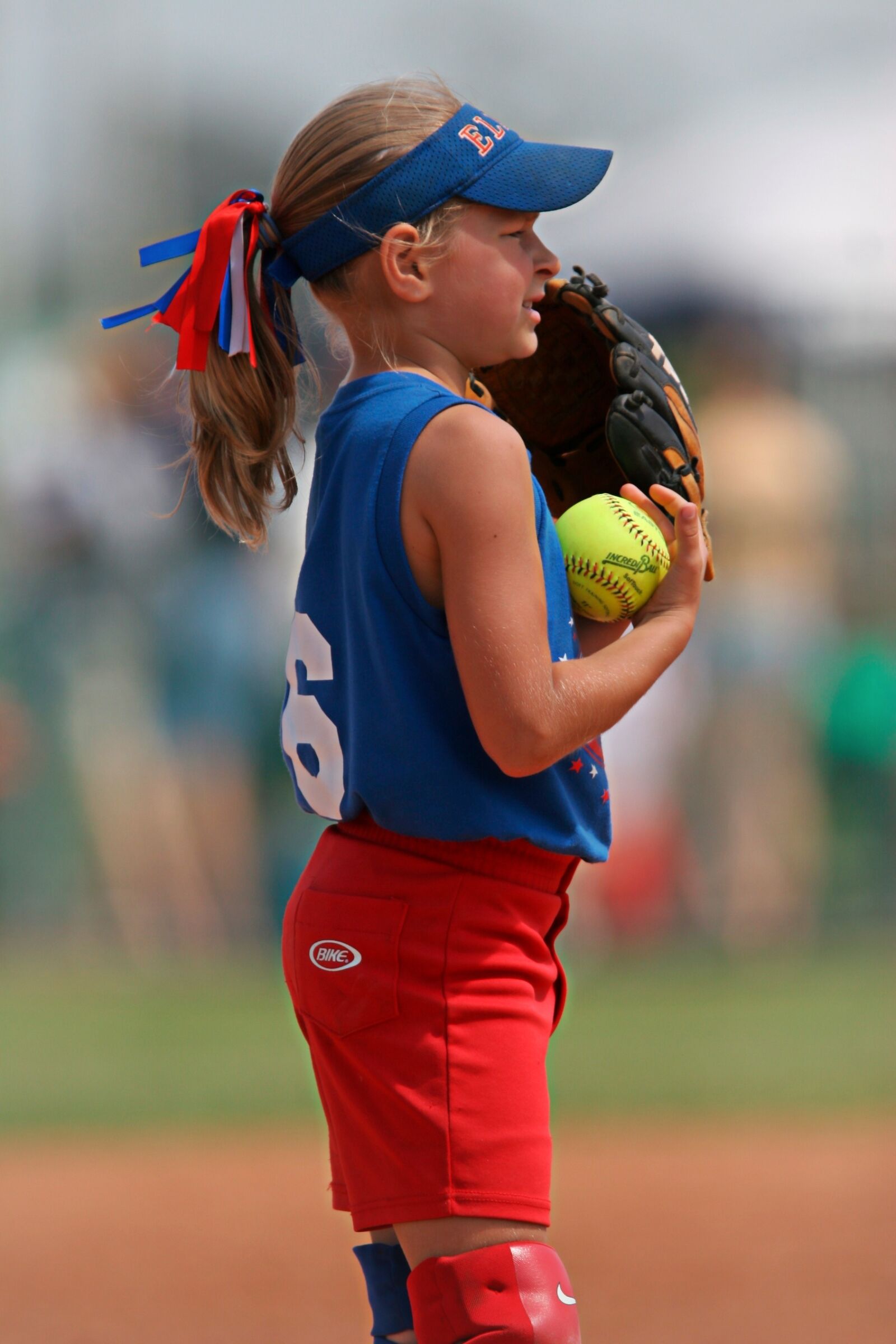 Canon EOS 20D sample photo. Softball, player, girl photography