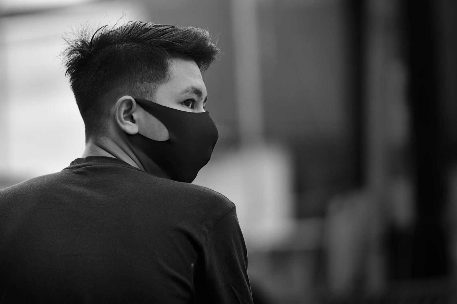 Nikon D500 sample photo. Facemask, protection, covid-19 photography