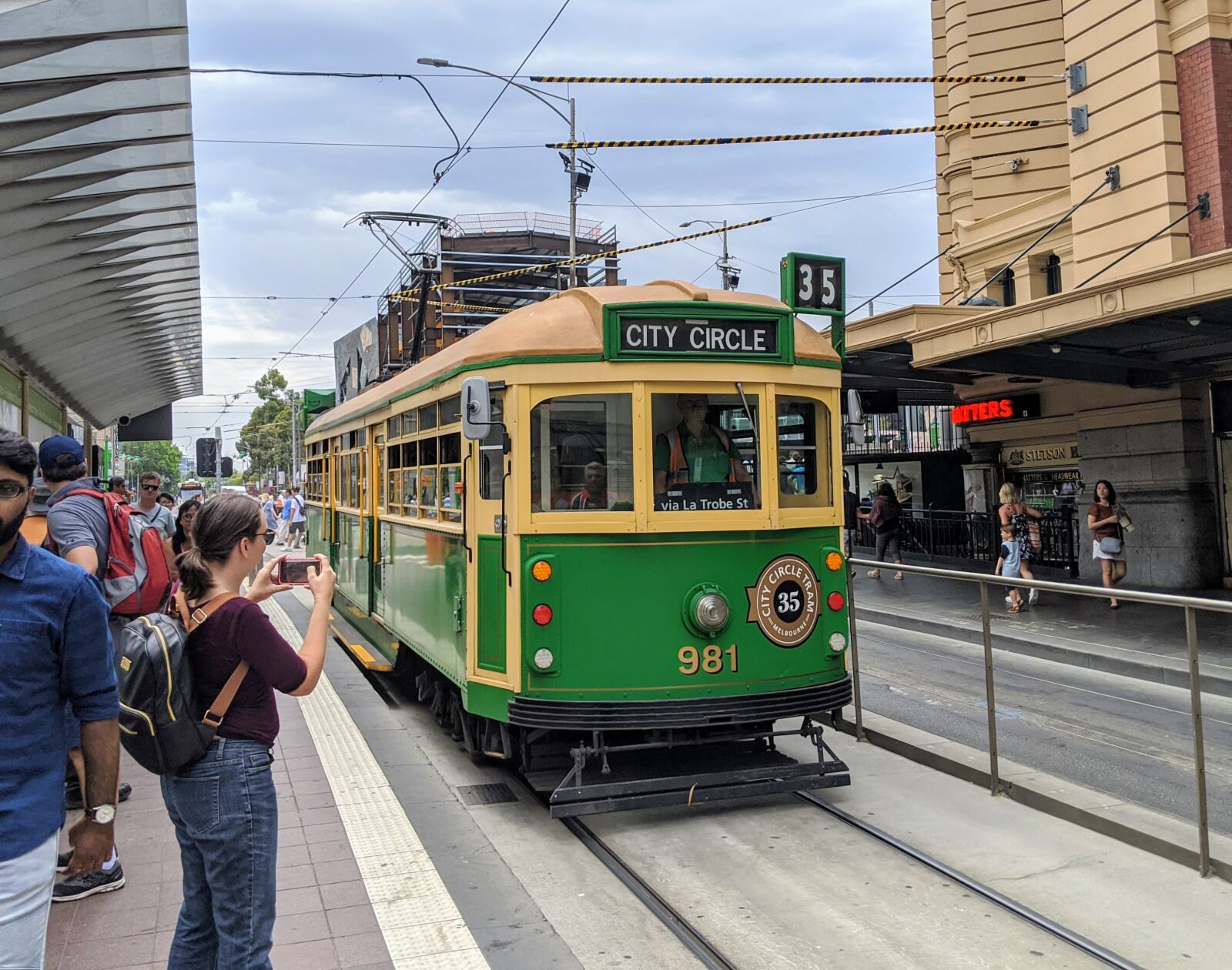 Google Pixel 3 sample photo. Melbourne, tram, historic photography