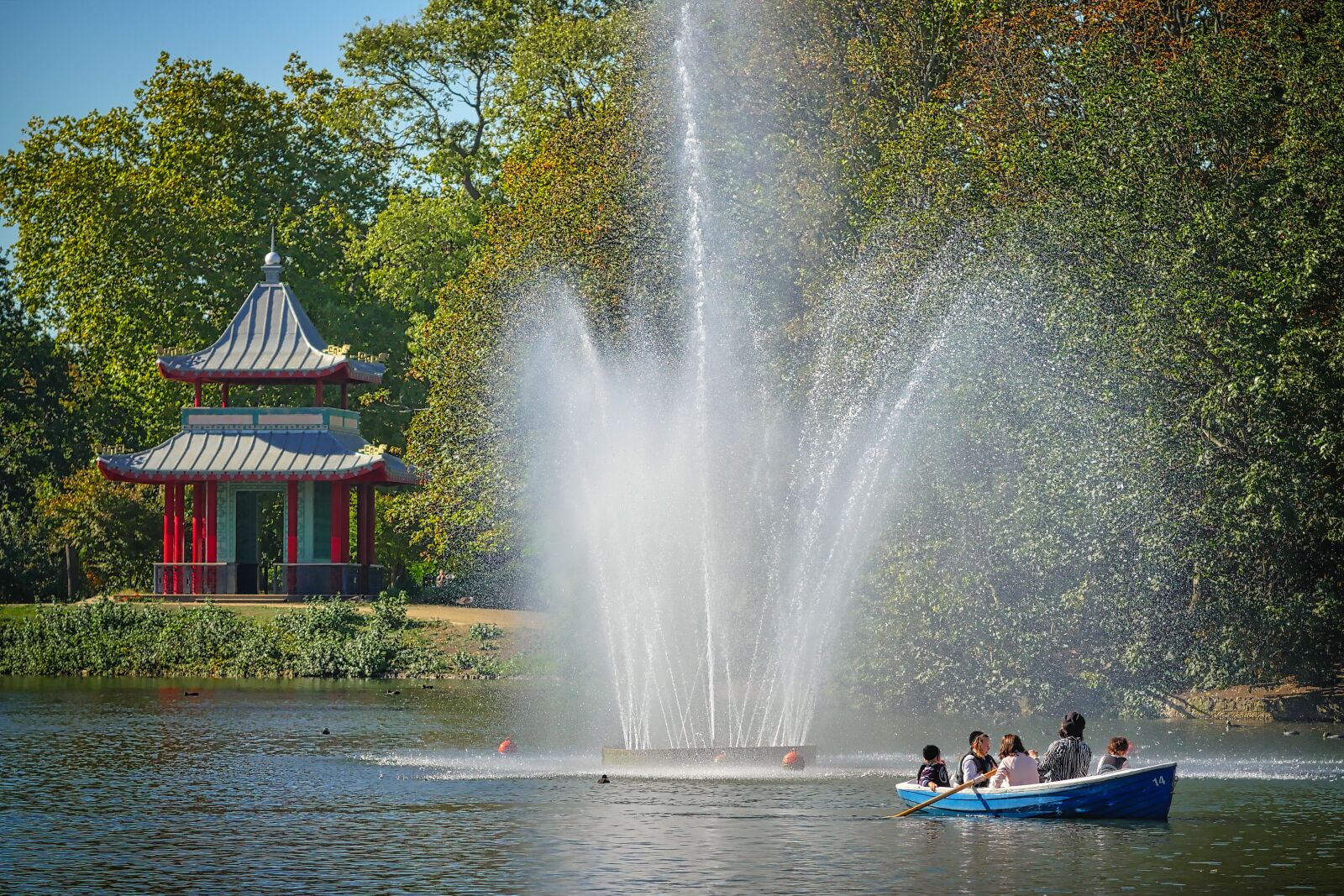 Panasonic Lumix DMC-GX8 sample photo. Park, lake, fountain photography