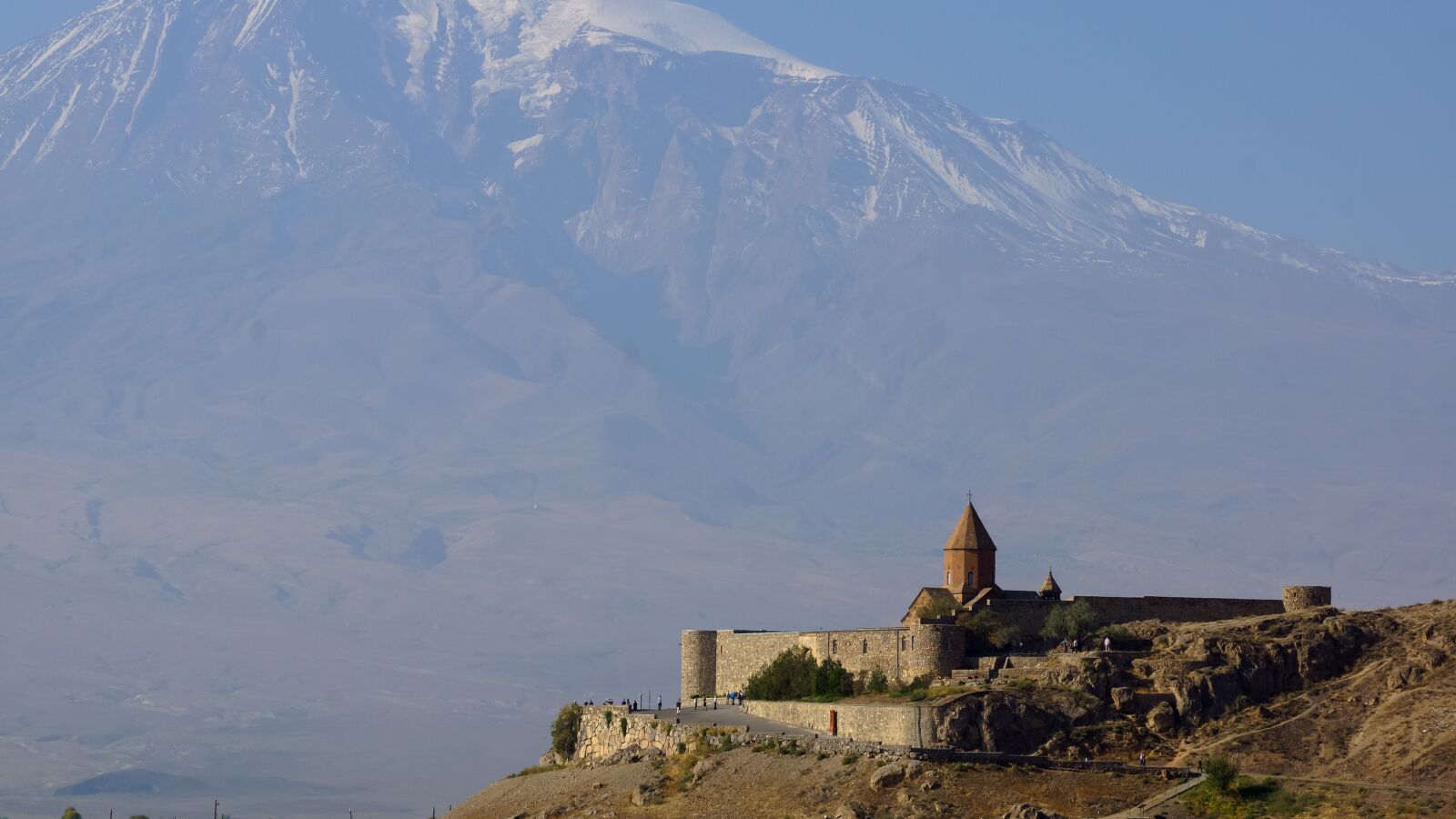 Sony DT 18-135mm F3.5-5.6 SAM sample photo. Khor virap, monastery, ararat photography