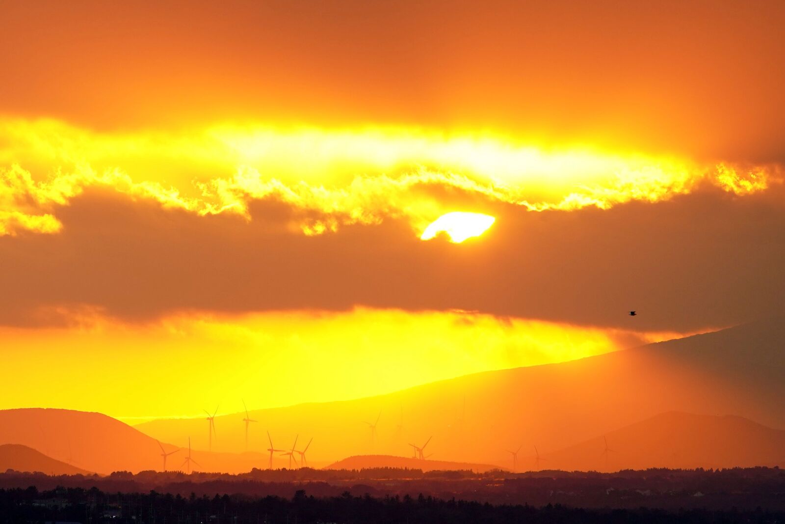 Canon EF 70-200mm F2.8L USM sample photo. Sunset, sun, cloud photography