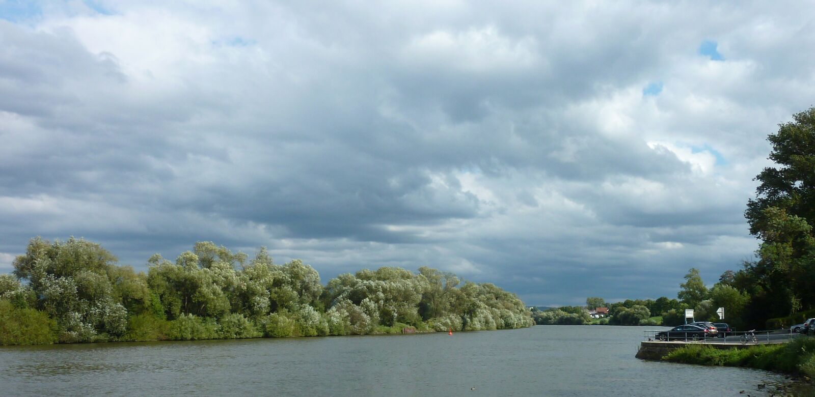Panasonic DMC-TZ7 sample photo. River, river landscape, water photography