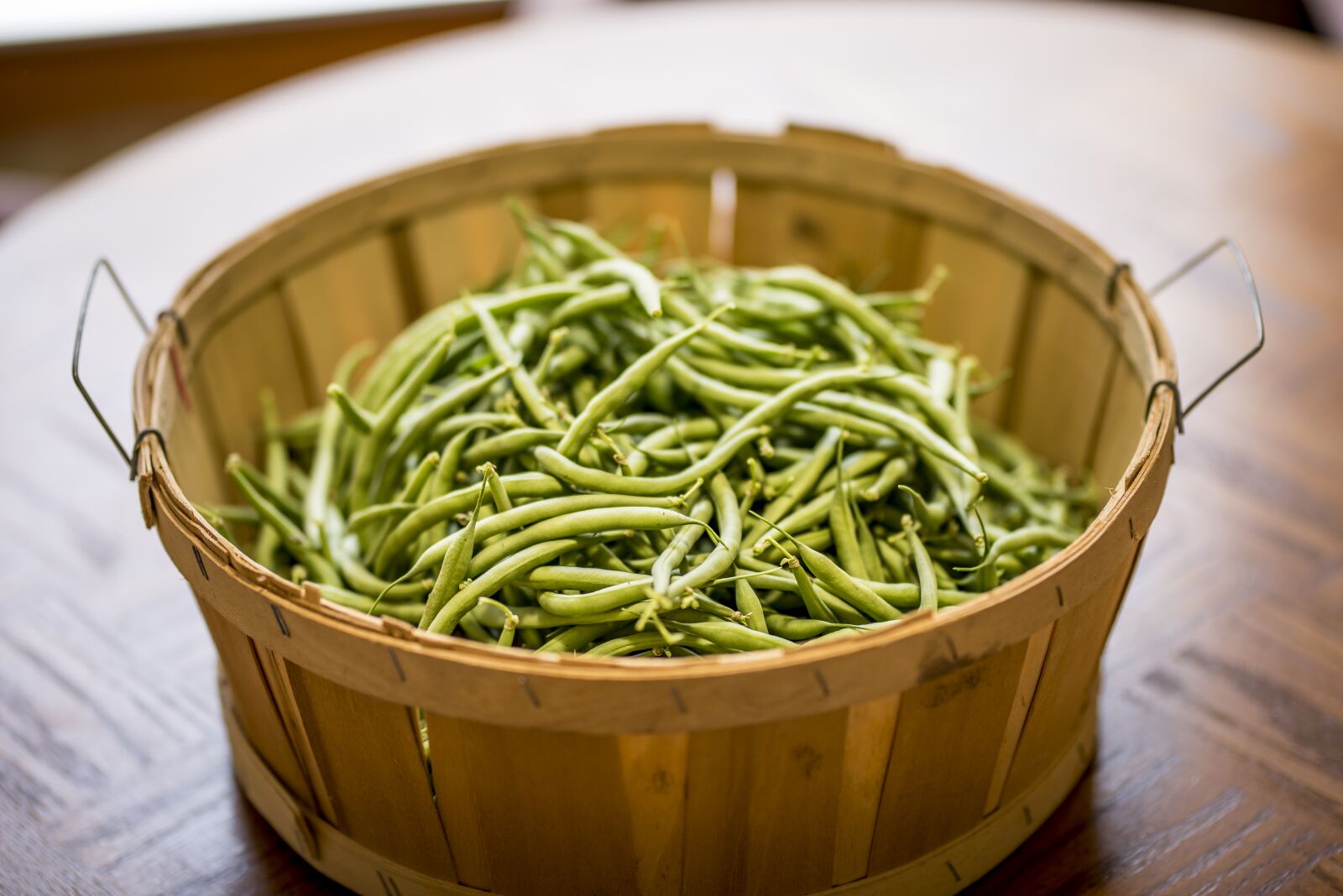 Nikon D810 sample photo. Green beans, produce, food photography