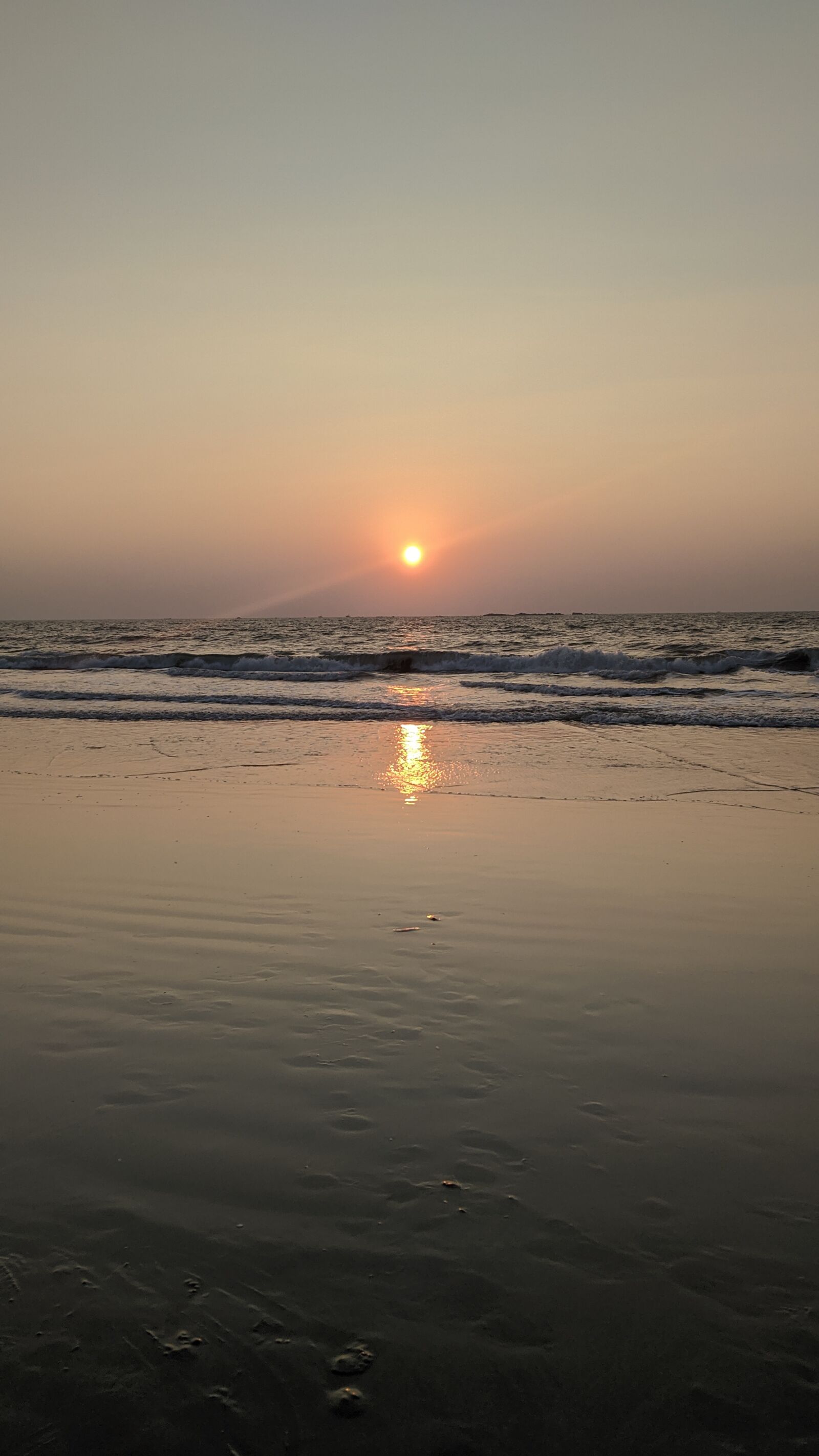 Xiaomi Redmi Note 7 sample photo. Sunset, beach, sky photography
