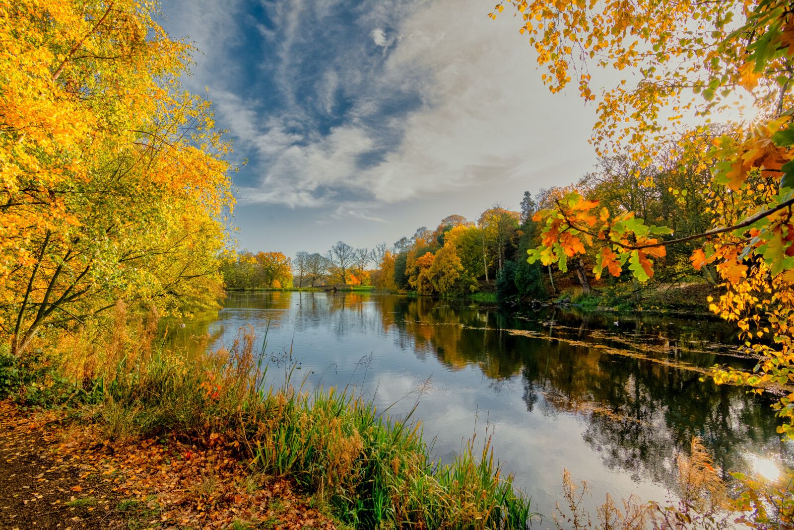 Nikon D7100 sample photo. Lake, autumn, sky photography