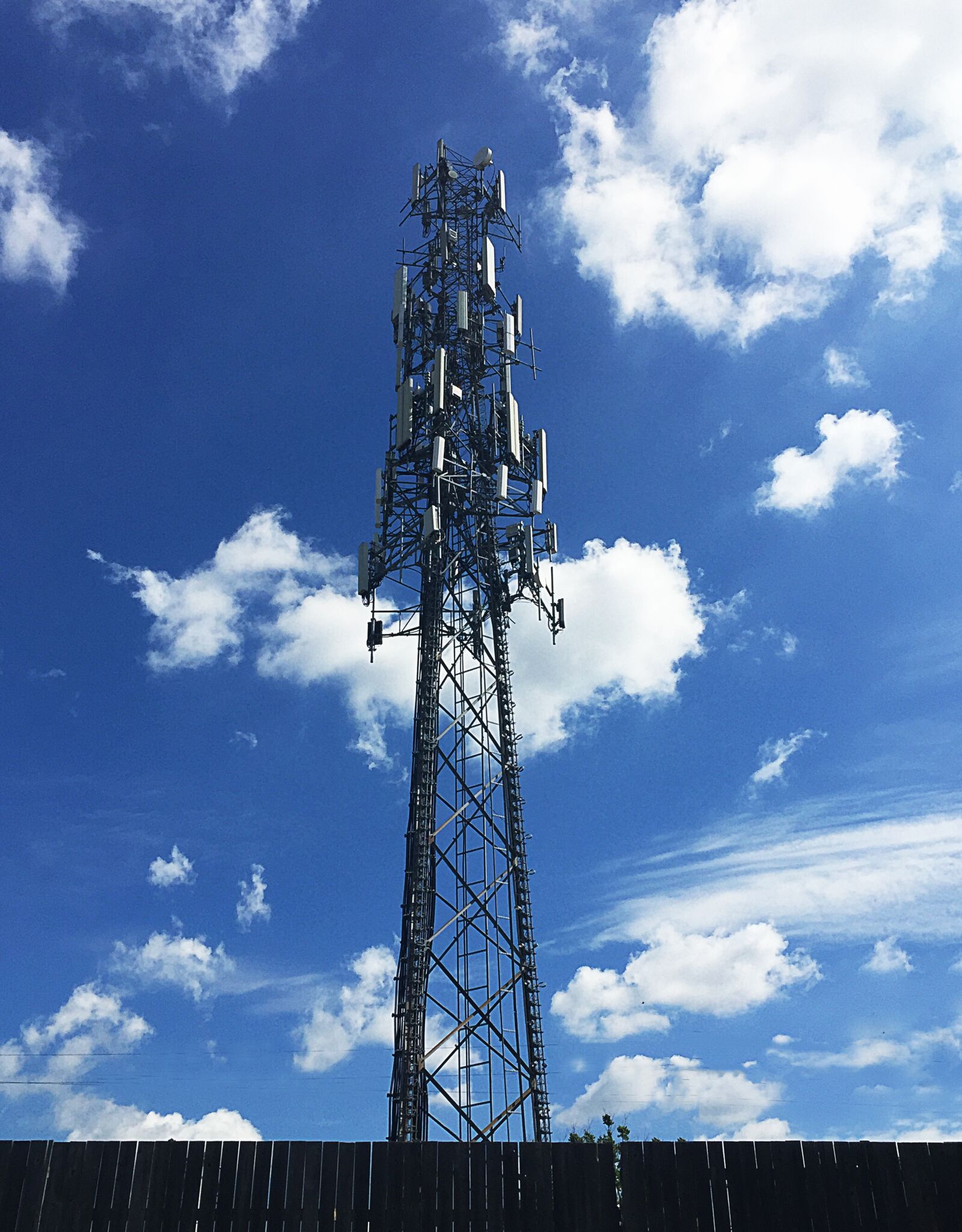 iPhone 6 Plus back camera 4.15mm f/2.2 sample photo. Cellphone tower, tower, sky photography