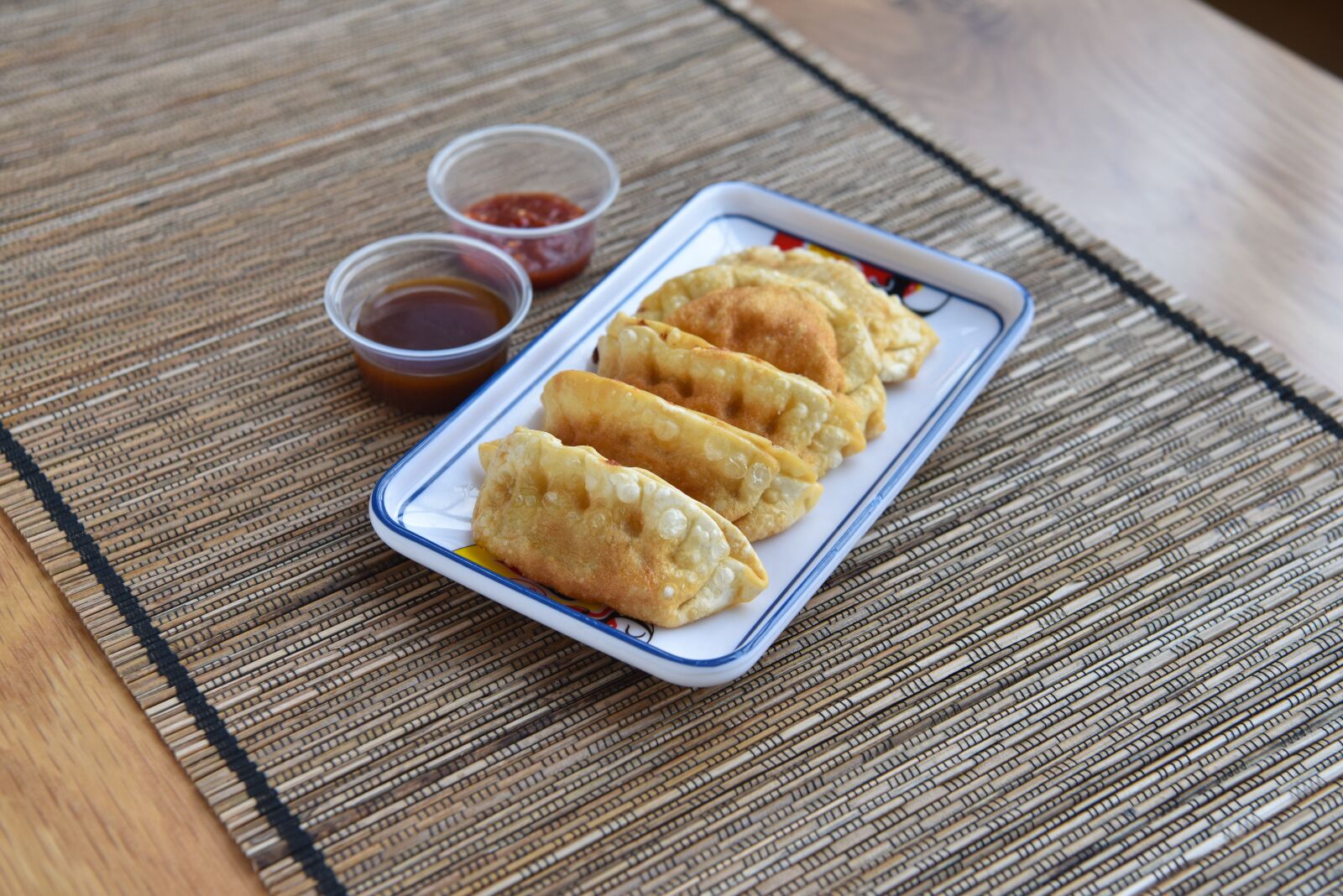 Nikon D810 sample photo. Fried dumplings, asian food photography