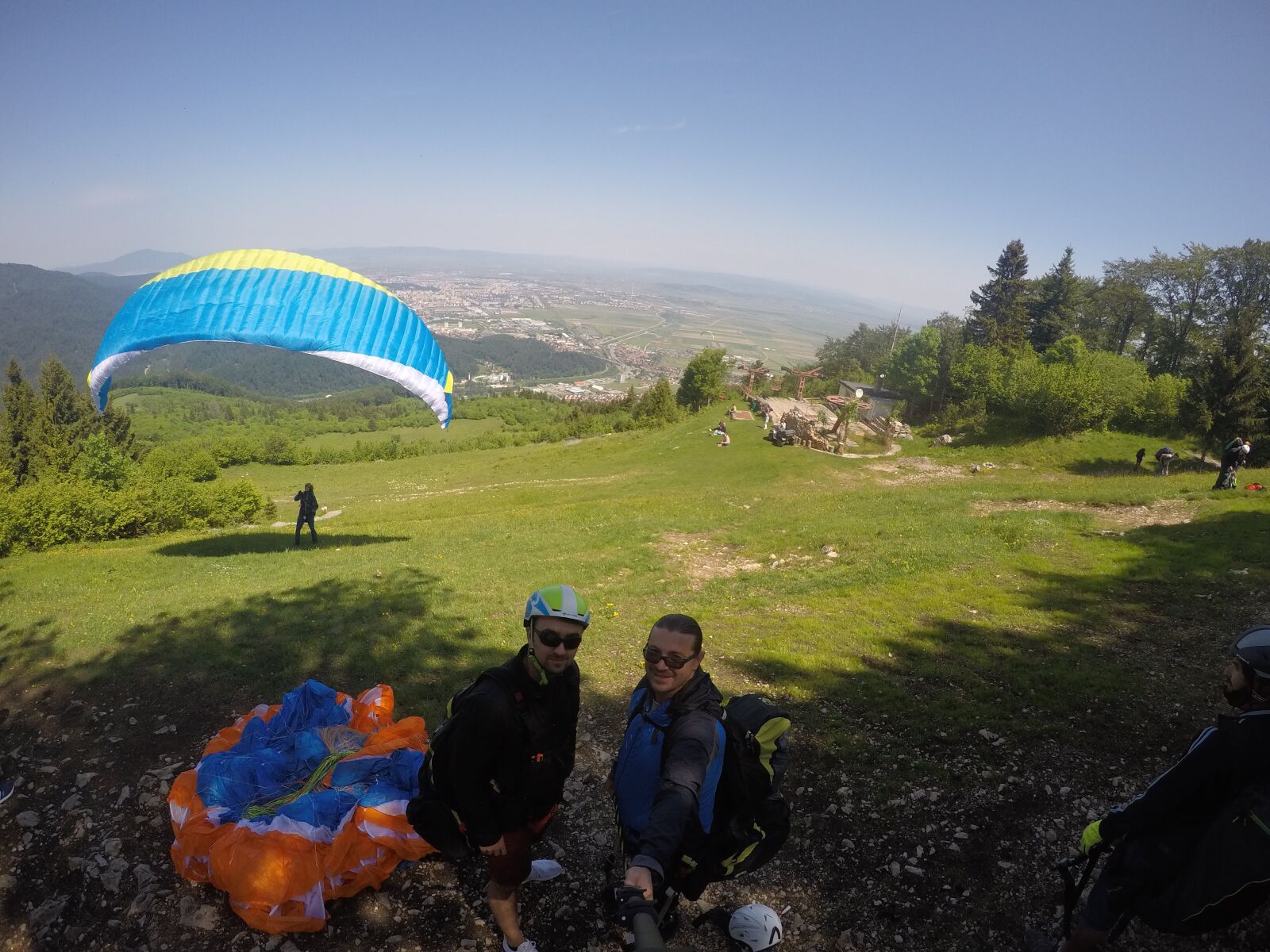GoPro HERO4 Silver sample photo. Acrofly, paragliding in brasov photography