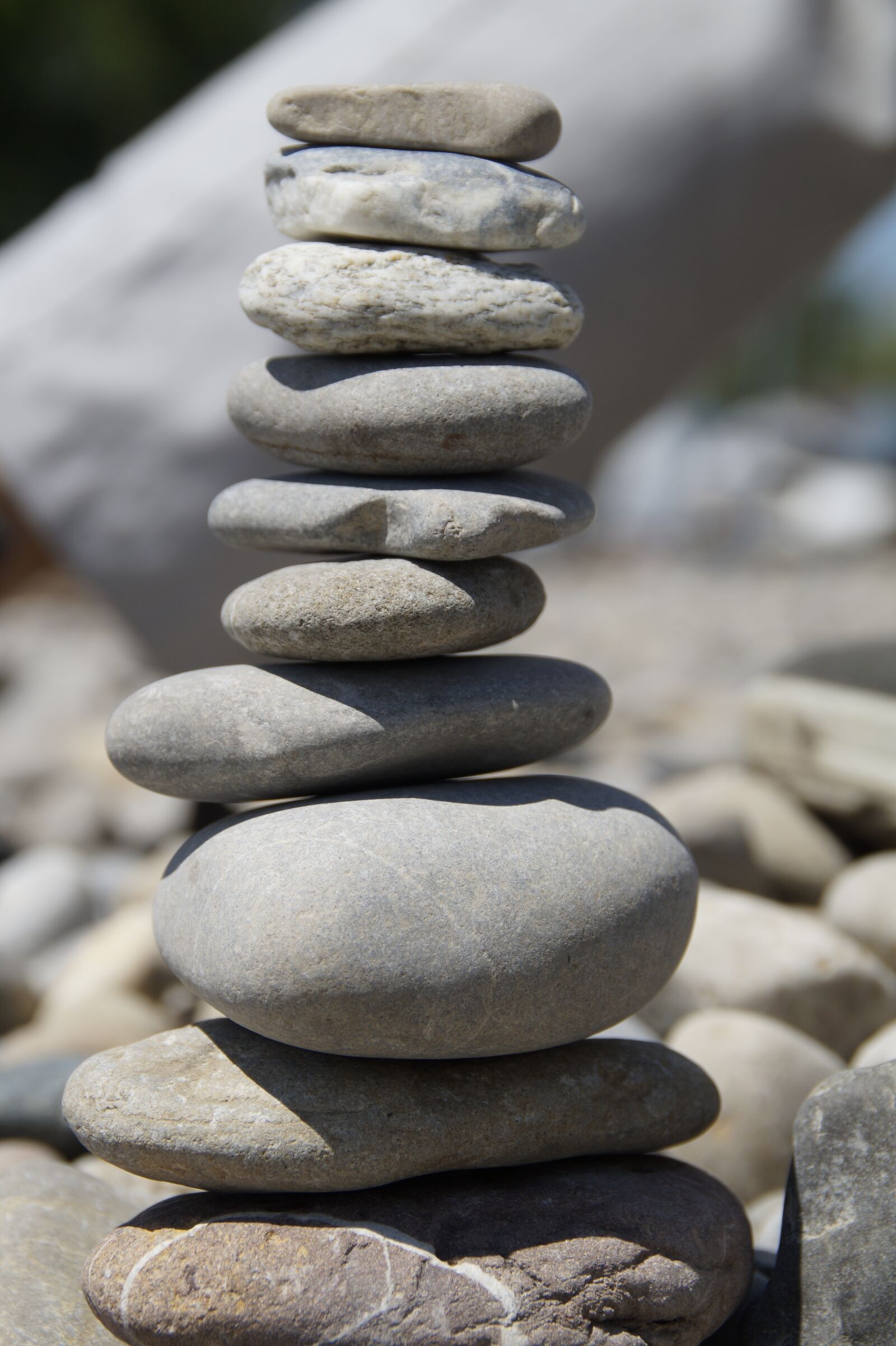 Sony SLT-A58 sample photo. Stones, stone tower, stack photography