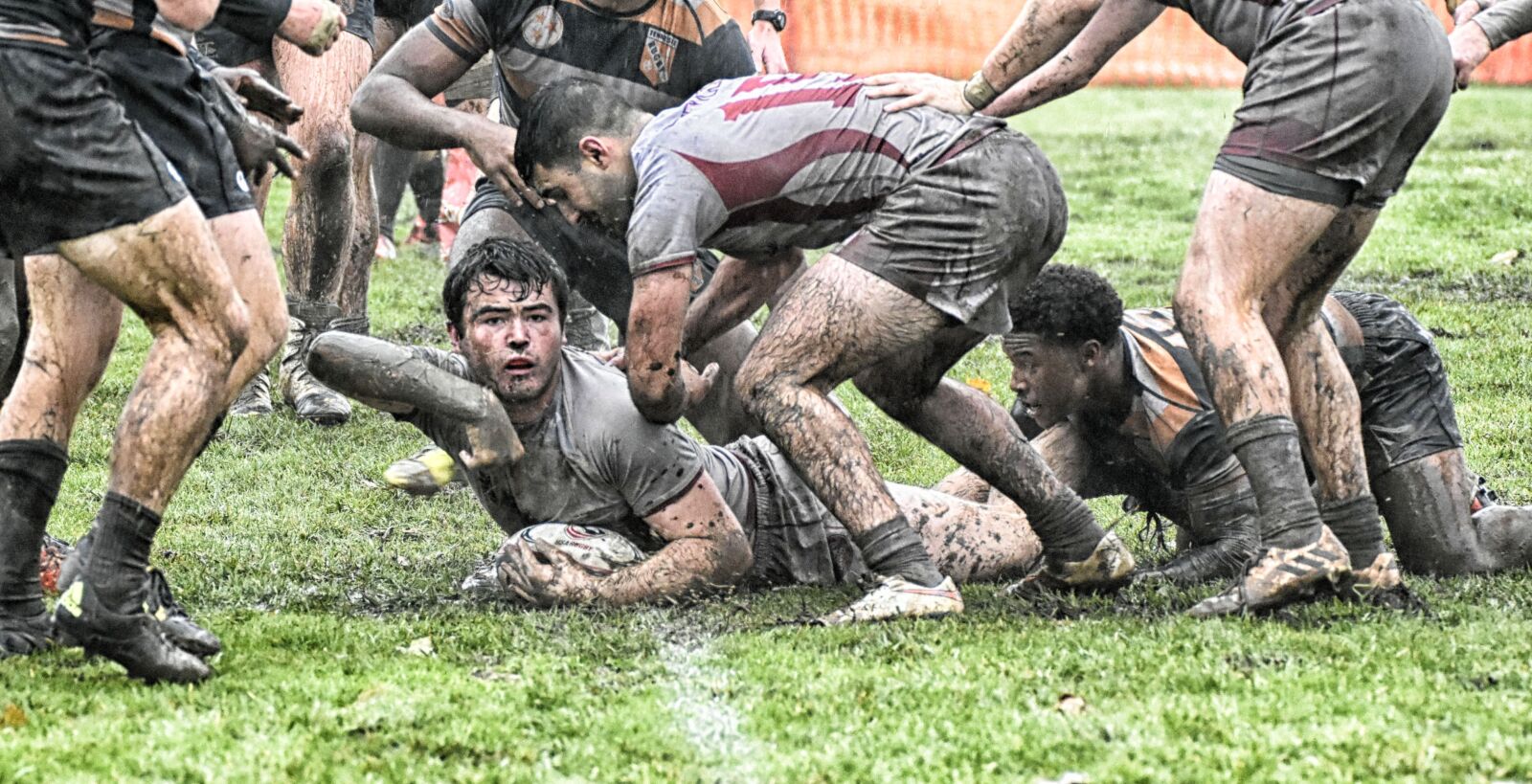 Nikon D7200 sample photo. Rugby, mud, try photography