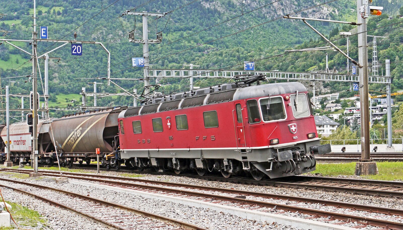Panasonic Lumix DMC-G1 sample photo. Freight train, switzerland, the photography