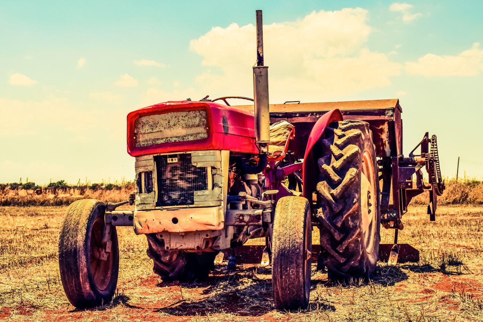 Nikon D3300 sample photo. Tractor, farm, countryside photography