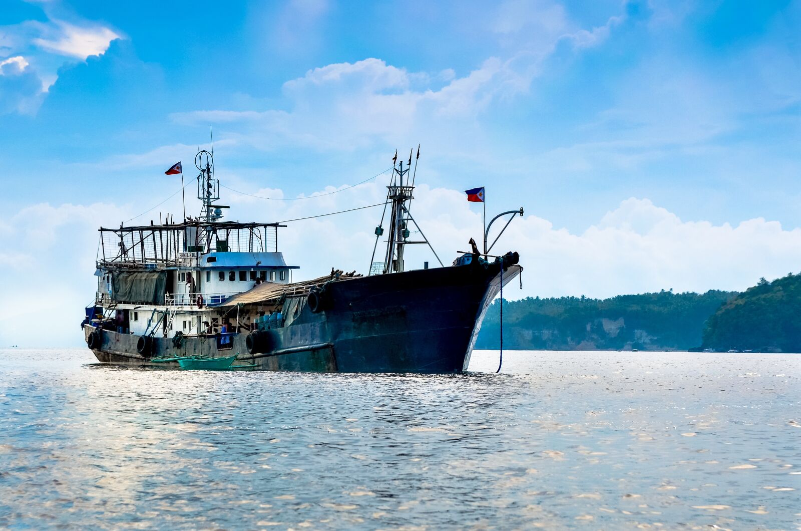 Nikon D7000 sample photo. Sea, ship, philippines photography