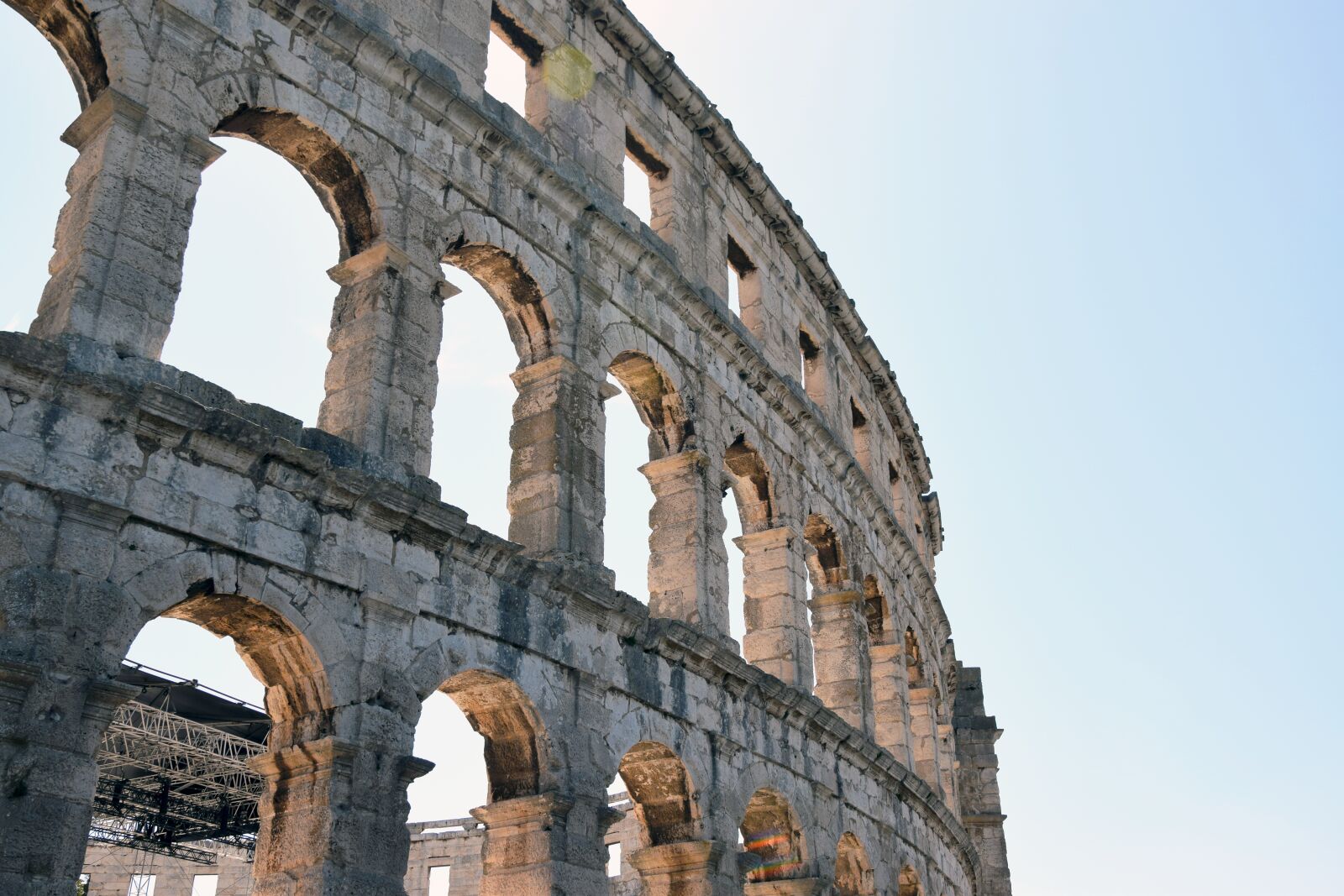 Nikon D3300 sample photo. Amphitheater, architecture, arena, building photography