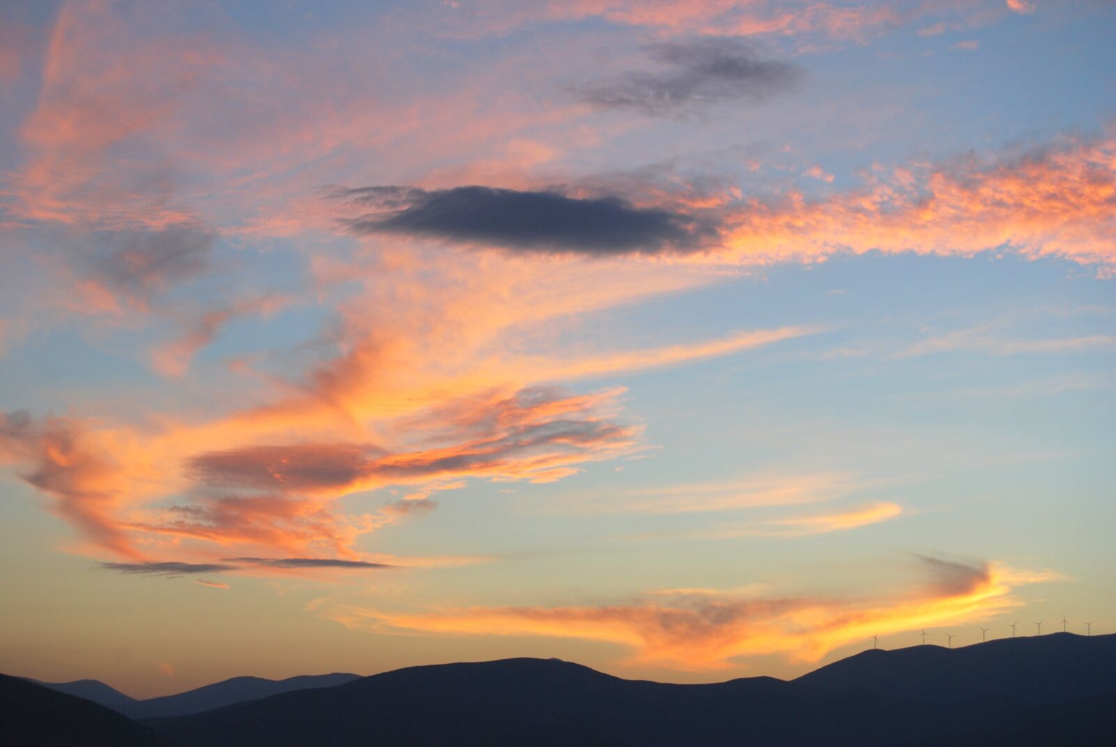 Nikon D80 sample photo. Sunset, landscape, clouds photography