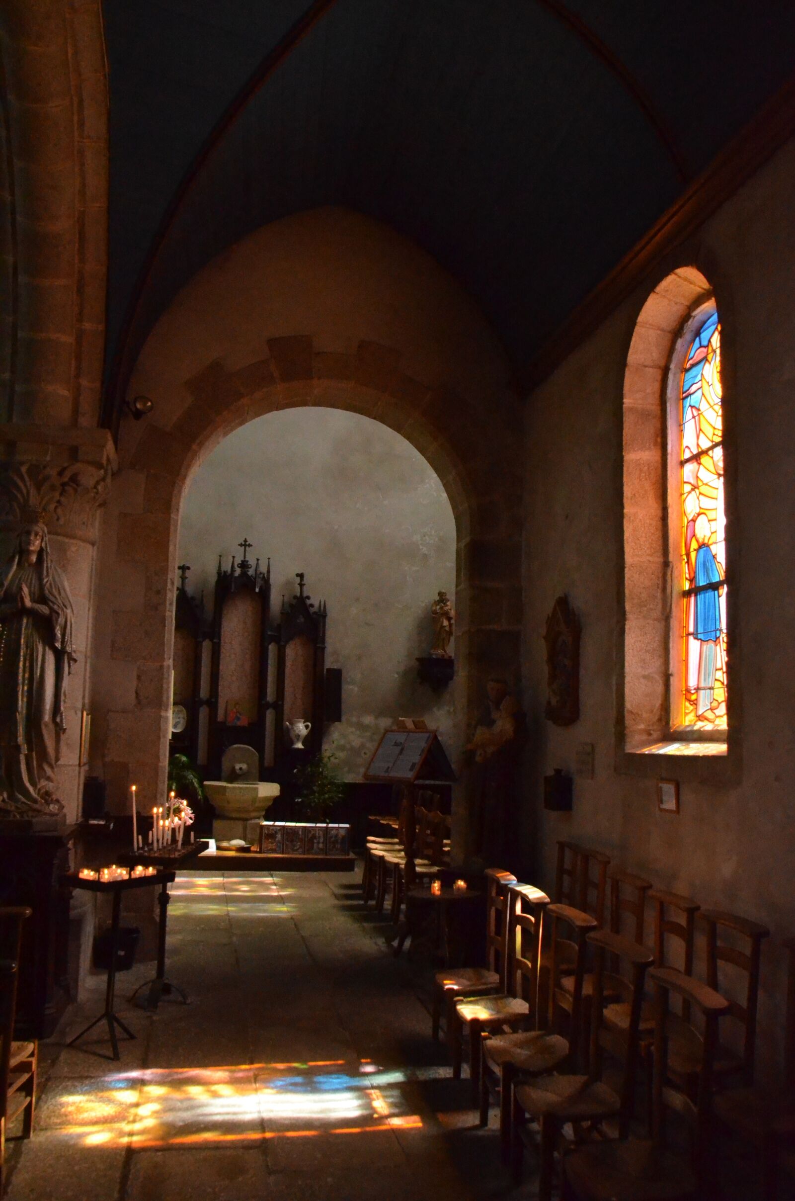 Nikon D7000 sample photo. Window, stained glass, sunlight photography