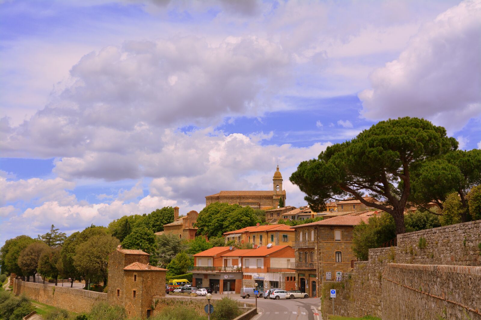 Nikon D7100 sample photo. Church, montalcino, tuscany photography