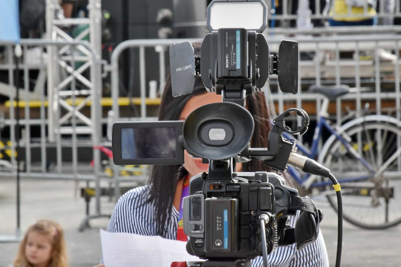 Nikon D5500 sample photo. Journalist, television news, video photography