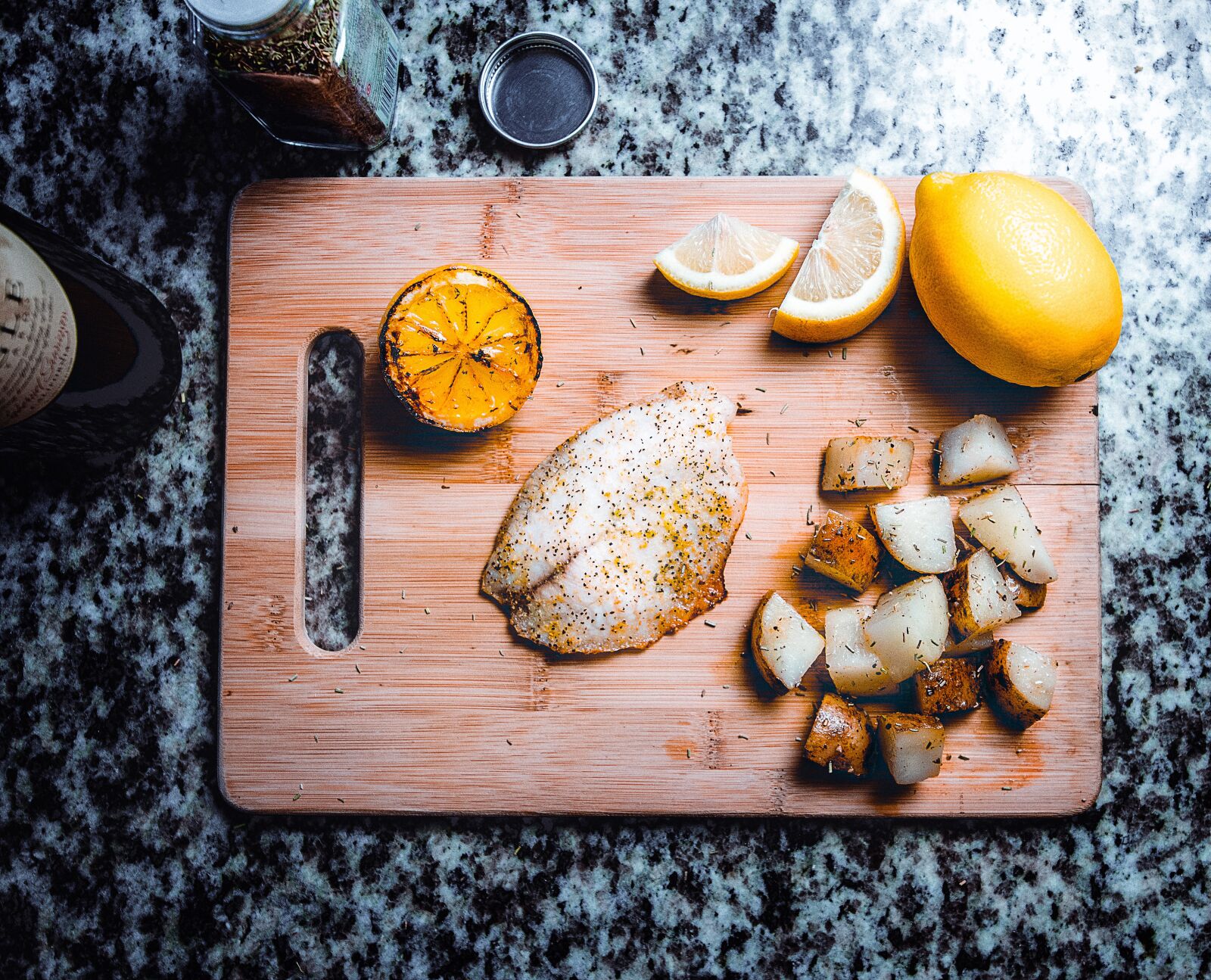 Nikon D610 sample photo. Fish fillet, healthy, food photography