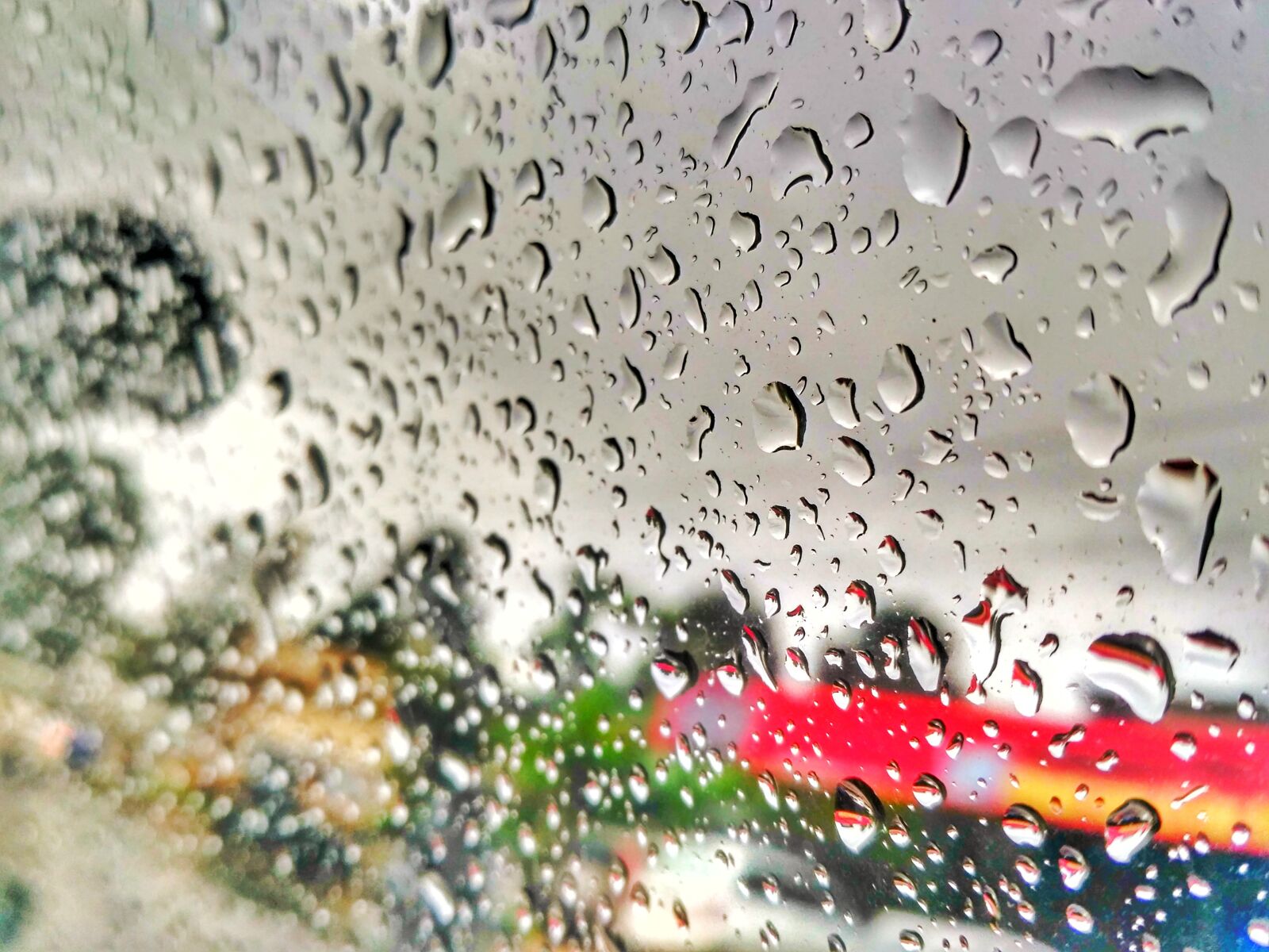 Xiaomi Redmi 3S sample photo. Drops, glass, side photography