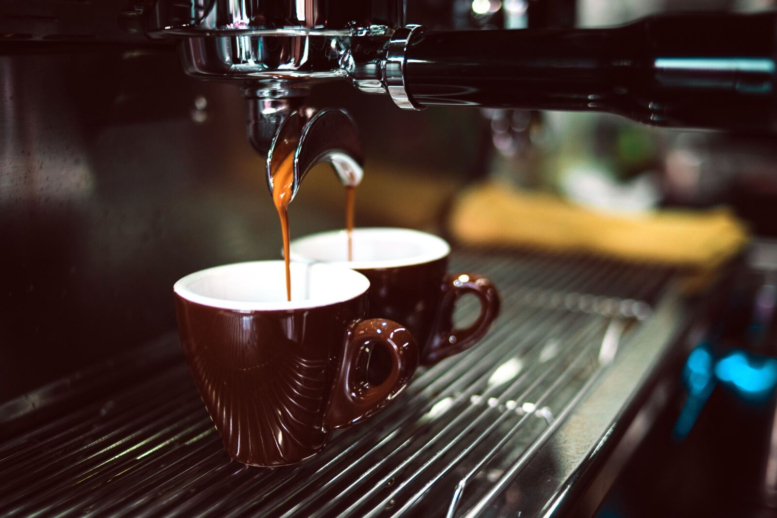 Nikon D750 sample photo. Hot espresso, coffee machine photography