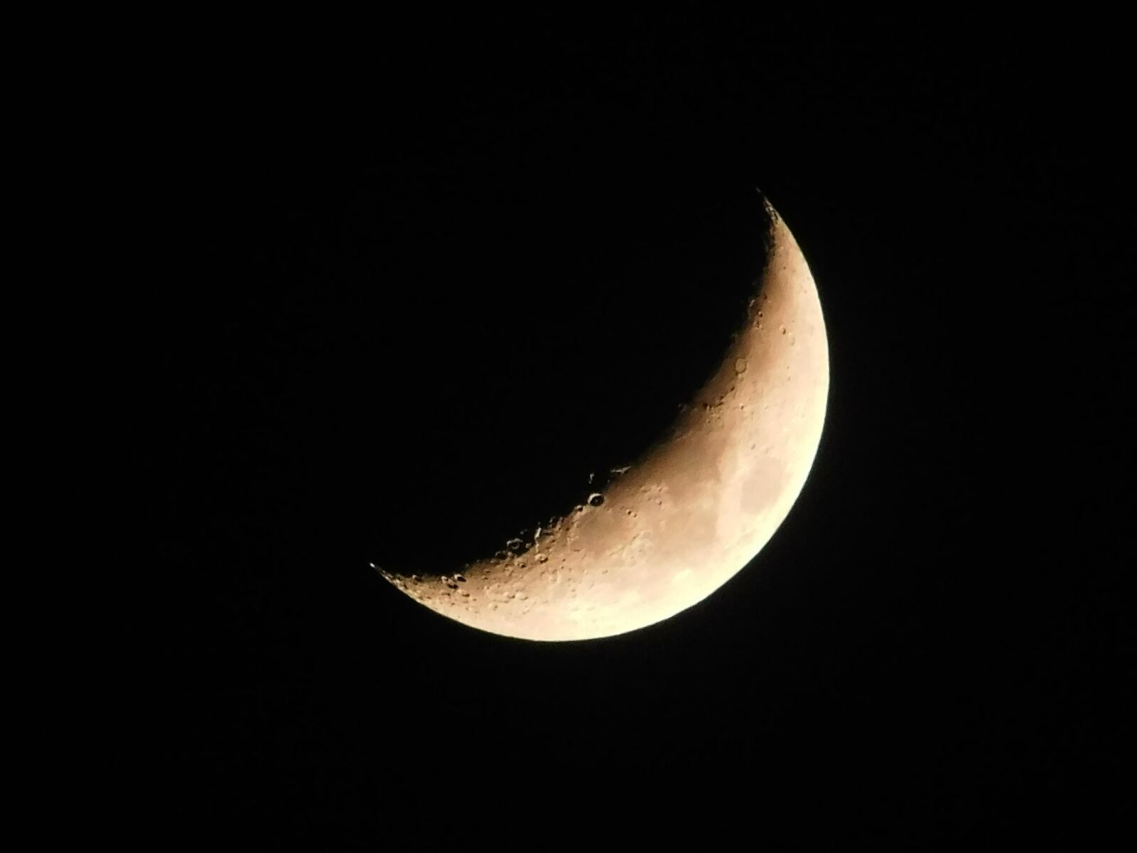 Nikon Coolpix L840 sample photo. Moon, crescent moon, crescent photography
