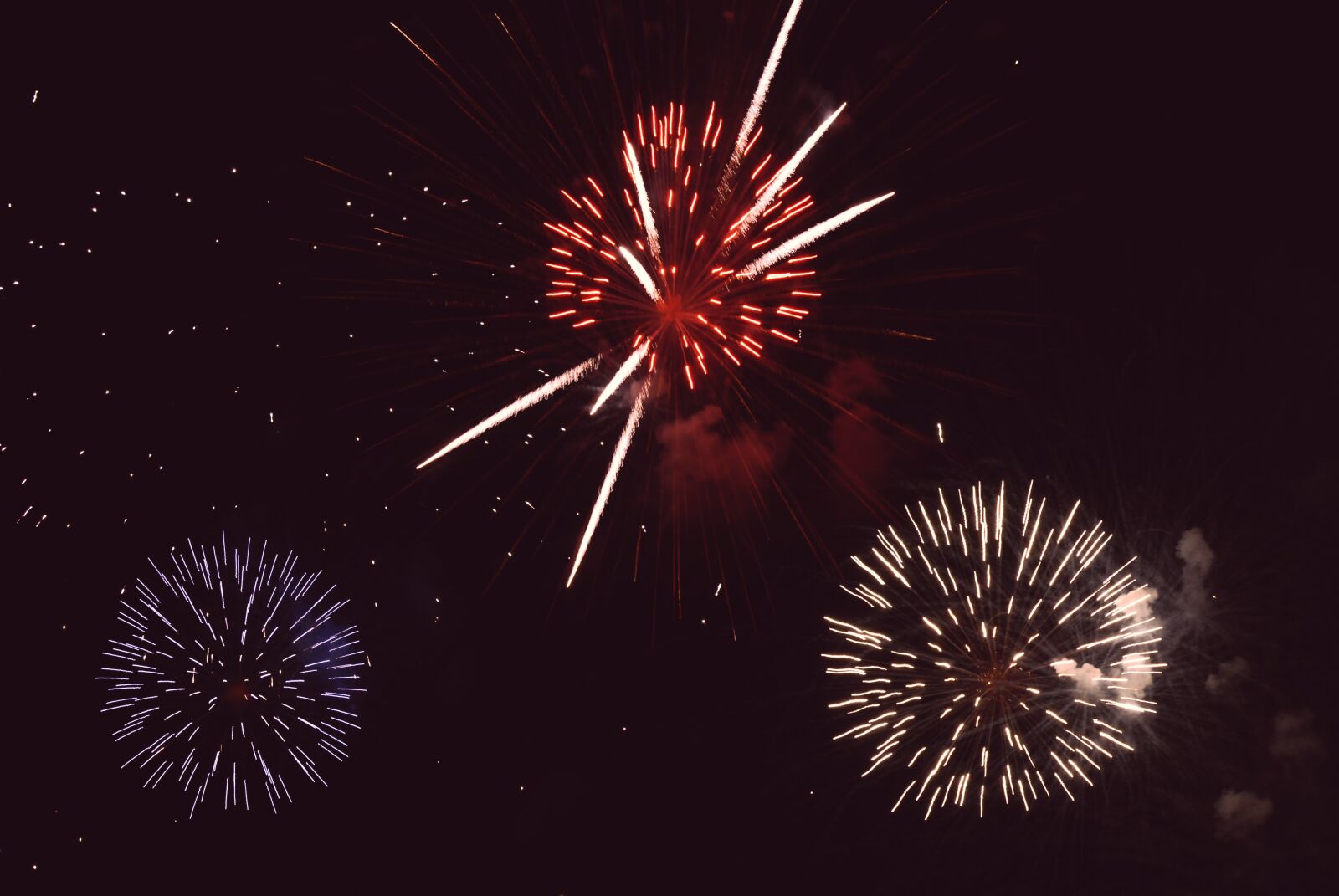 Nikon D200 sample photo. Fireworks, night, summer photography