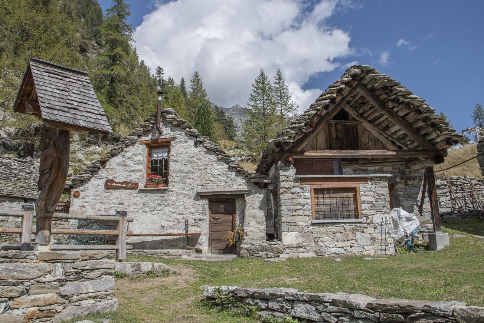 Nikon D7500 sample photo. Stone houses, architecture, countryside photography