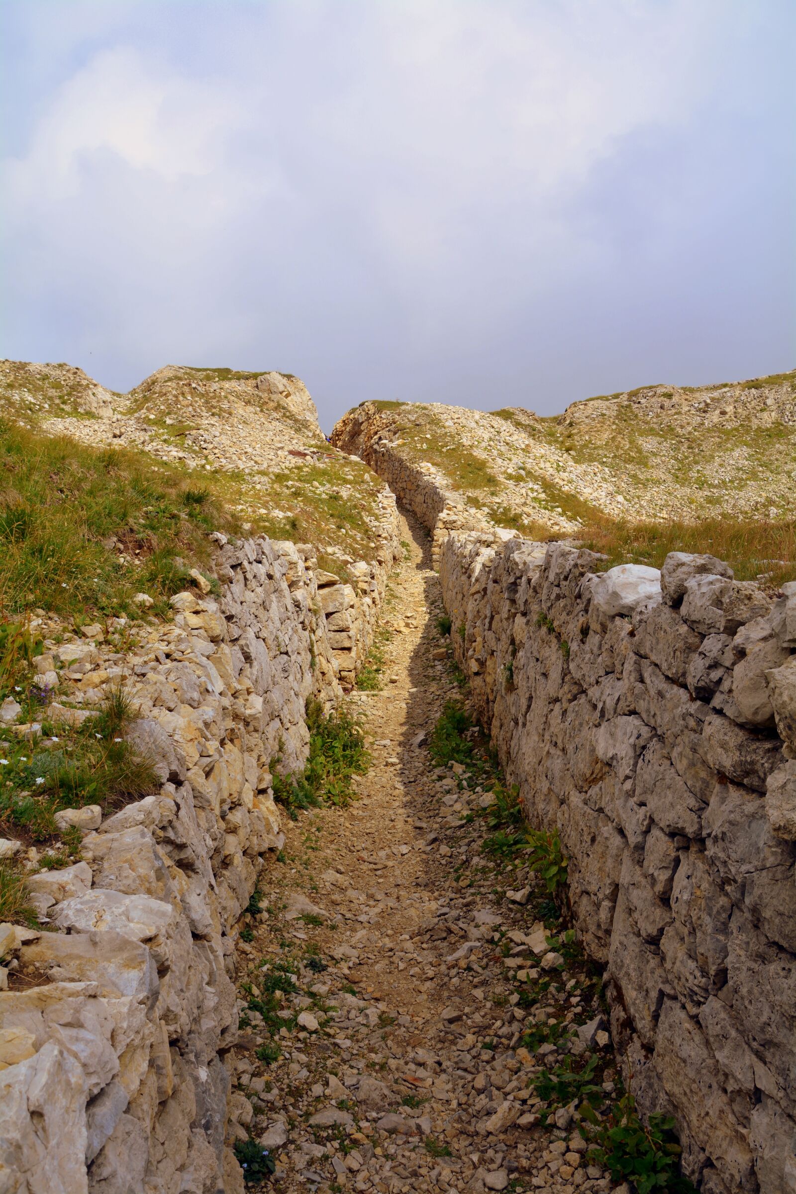Nikon D7100 sample photo. Trench, pasubio, war photography