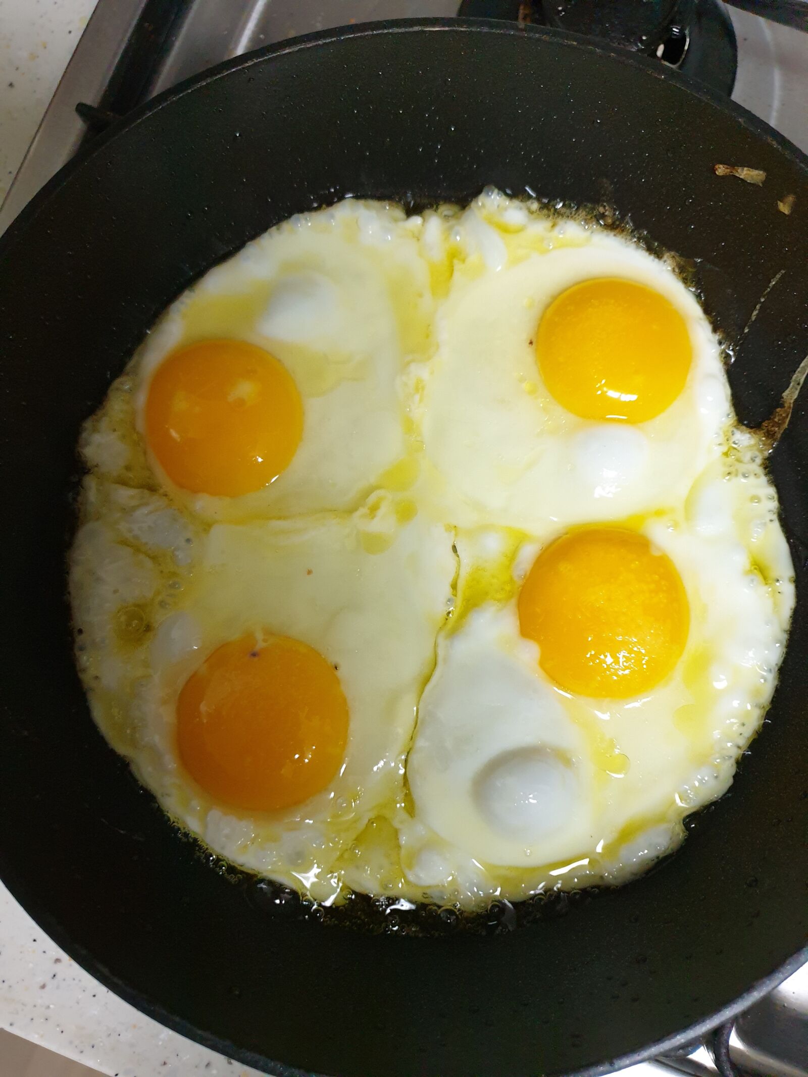 Samsung Galaxy Note9 sample photo. Fried egg, cooking, eggs photography