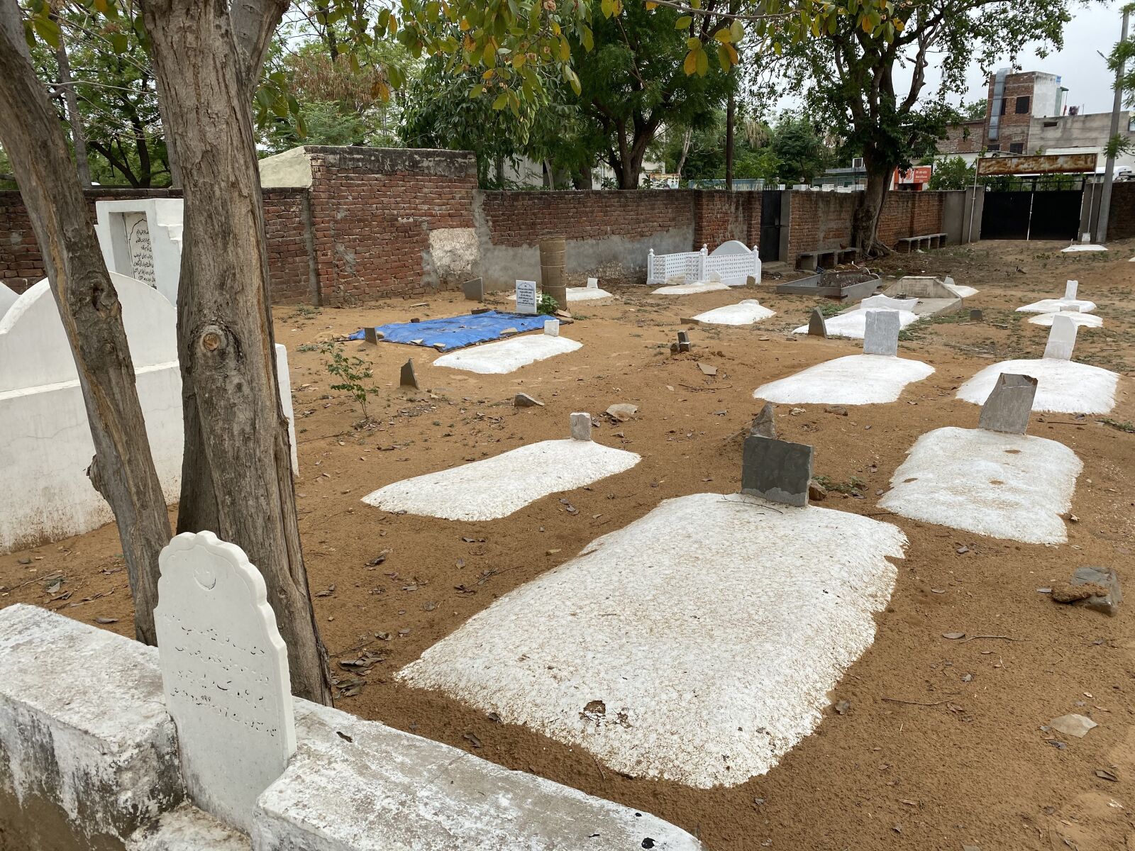 Apple iPhone 11 sample photo. Muslim graves, graveyard, cemetery photography