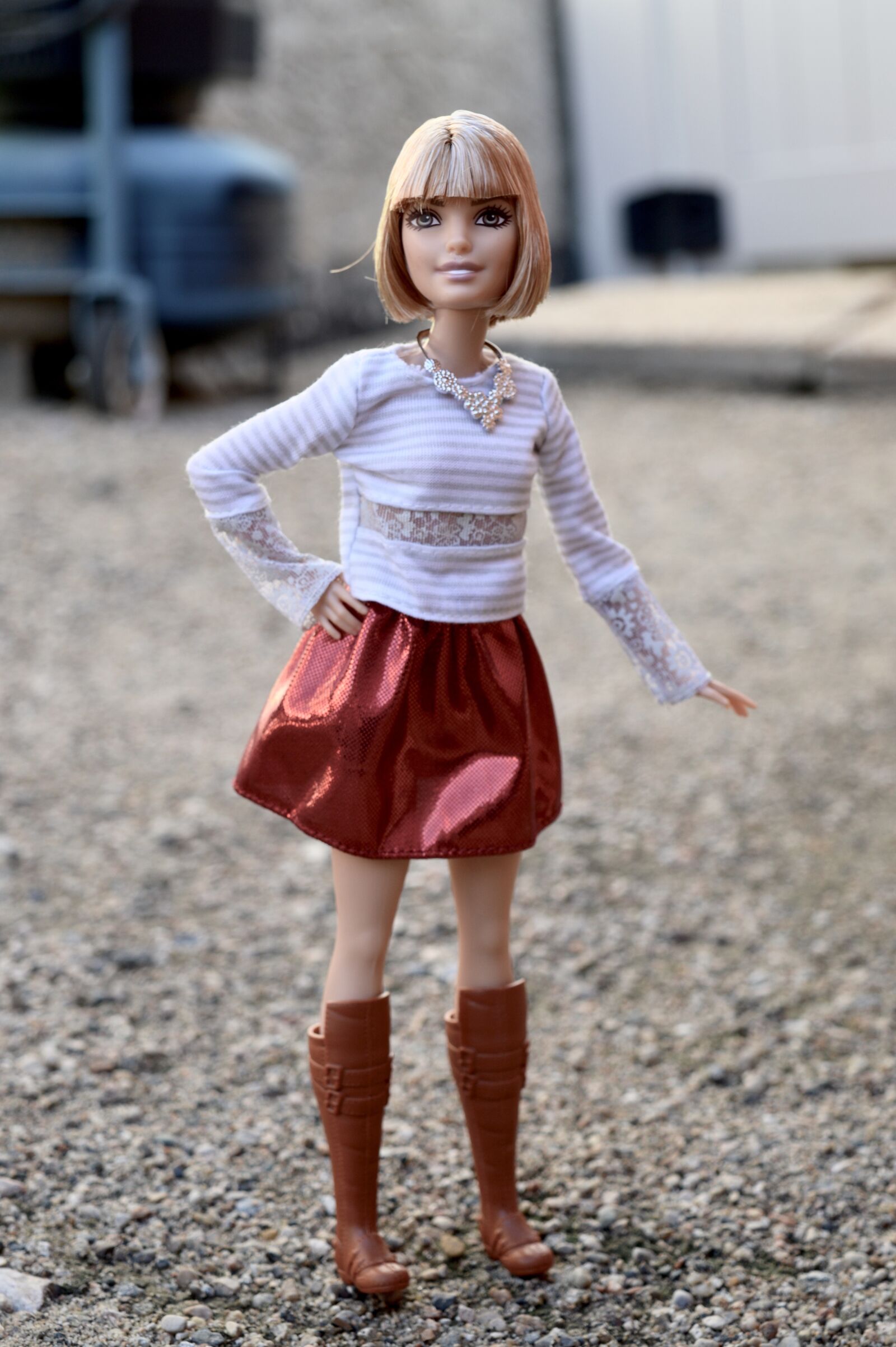 Nikon D3200 sample photo. Barbie, doll, mini skirt photography