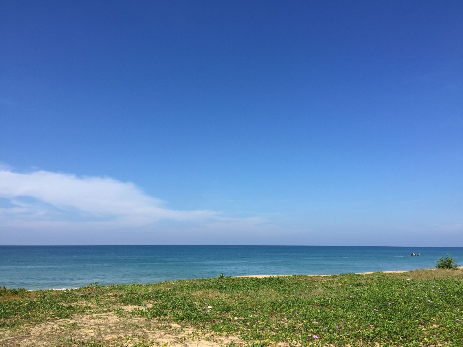 Apple iPhone 6 sample photo. Beach sky, white cloud photography