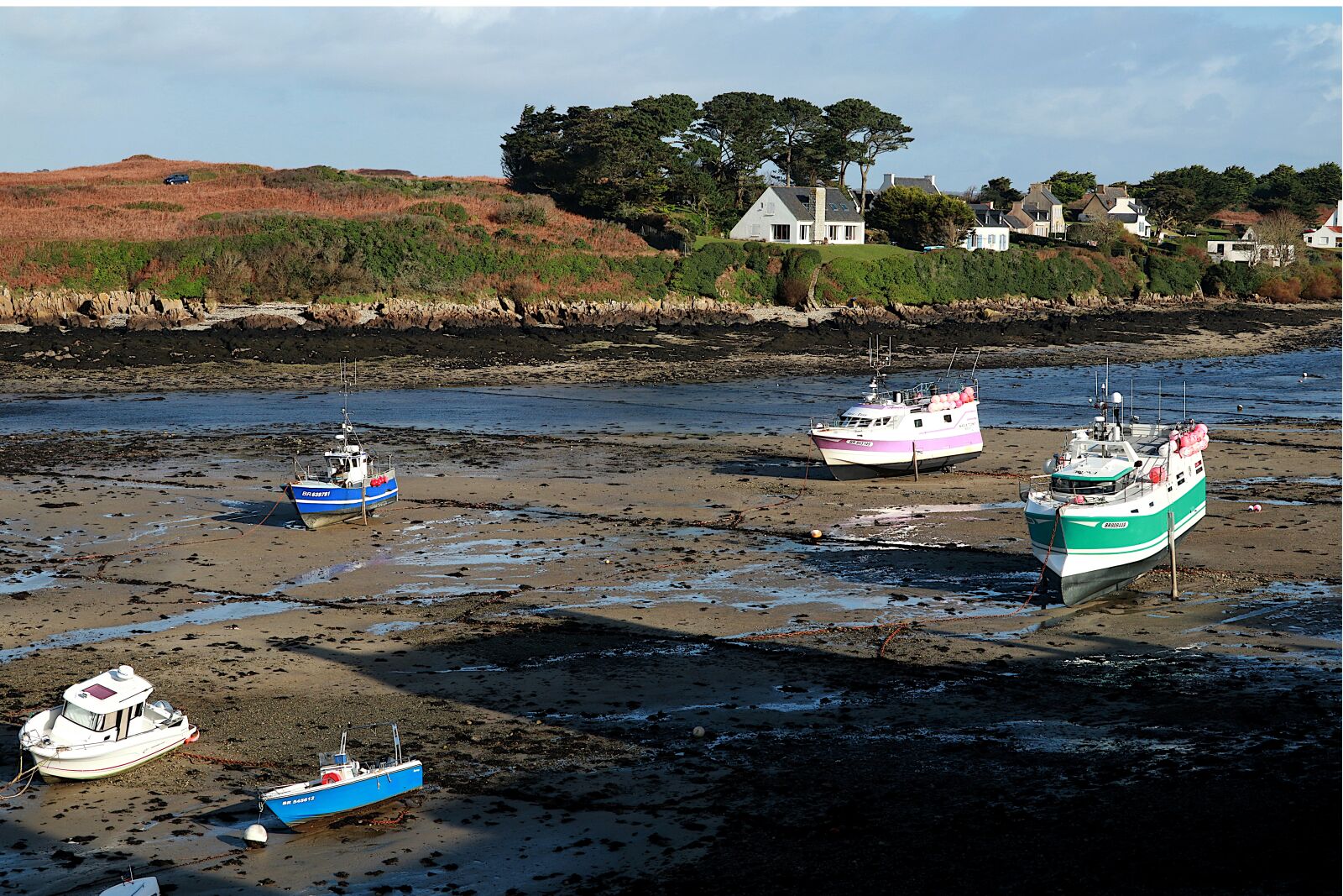 Canon PowerShot G1 X Mark III sample photo. Port, boats, low tide photography