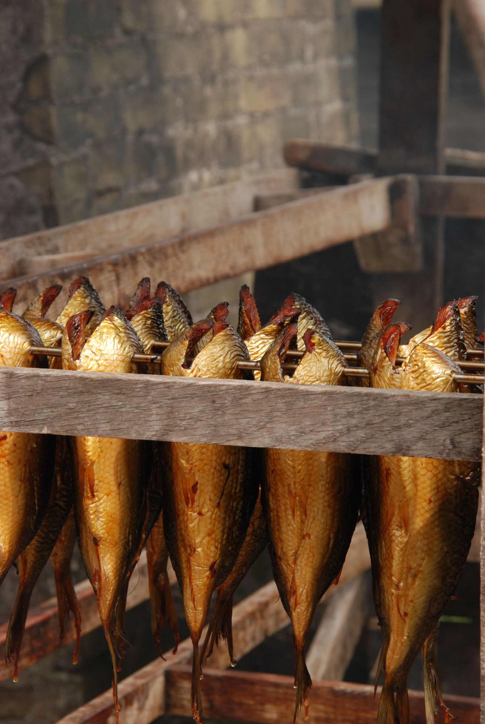 Nikon D80 sample photo. Fish, smoking, food photography