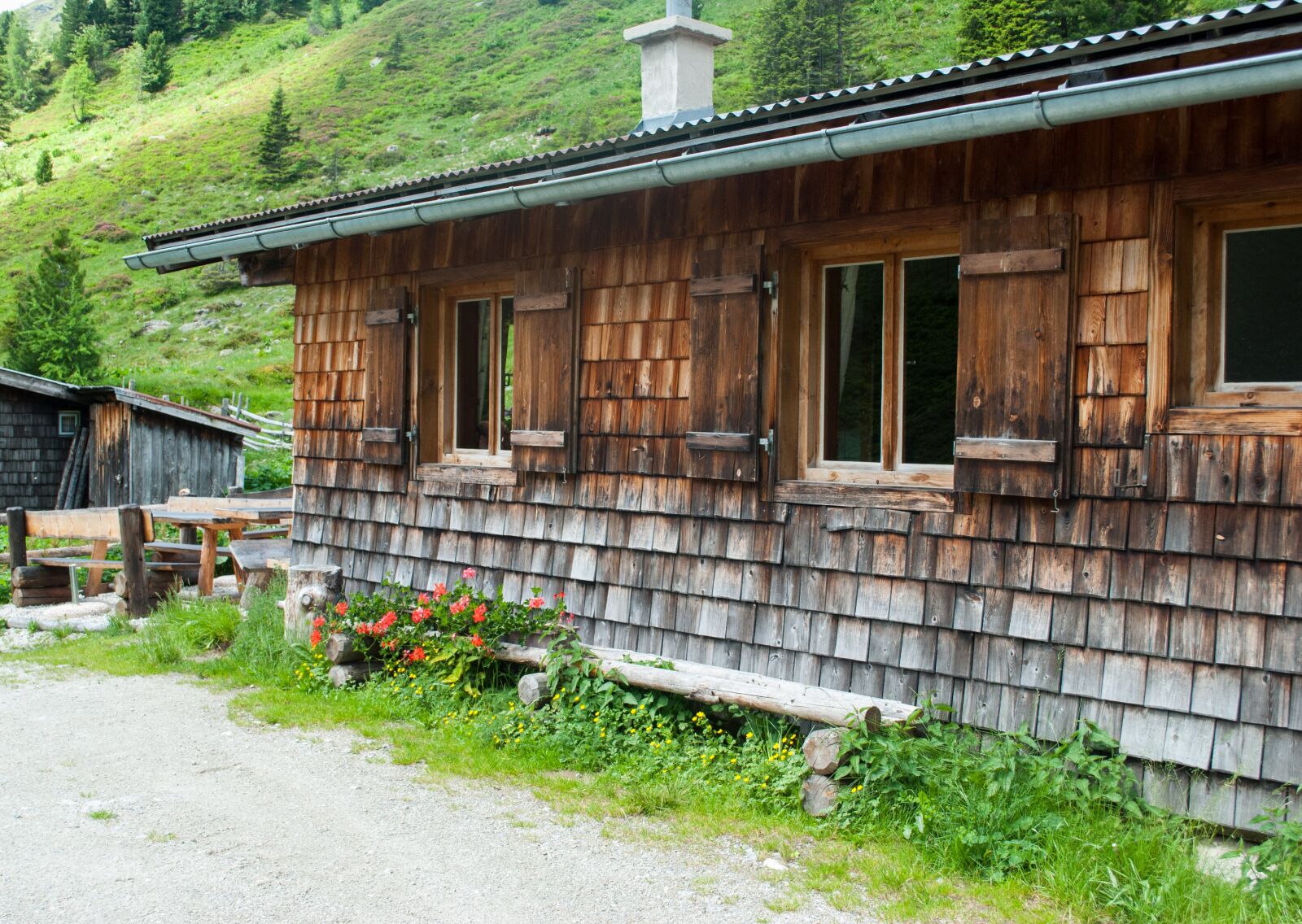 Nikon D60 sample photo. Hut, summer, hiking photography
