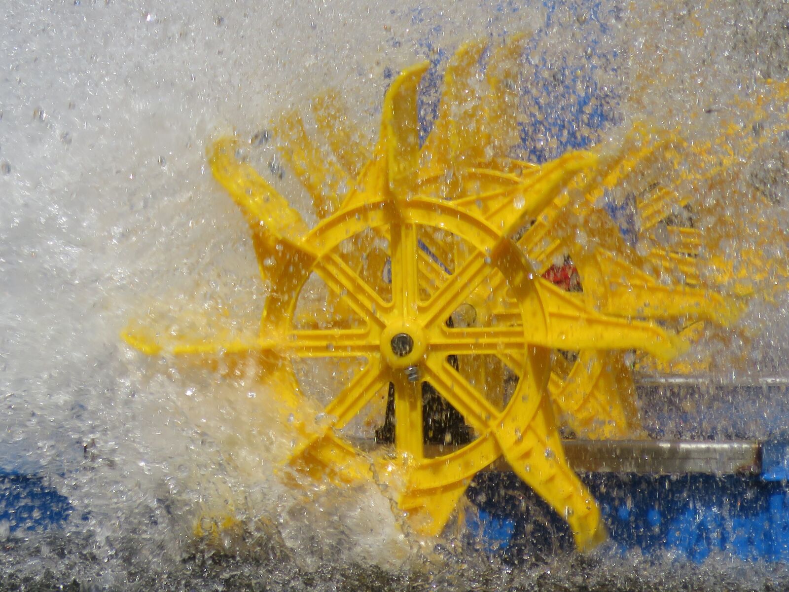Canon PowerShot SX710 HS sample photo. Wheel, waterwheel, water photography