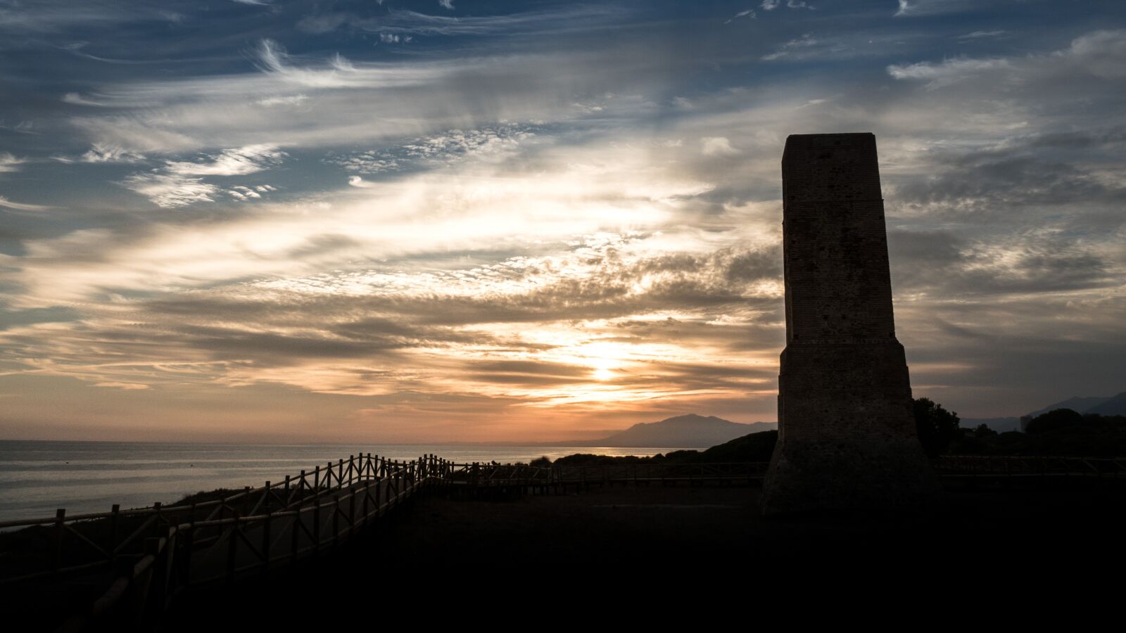 Olympus OM-D E-M5 II sample photo. Sunset, cabopino, marbella photography