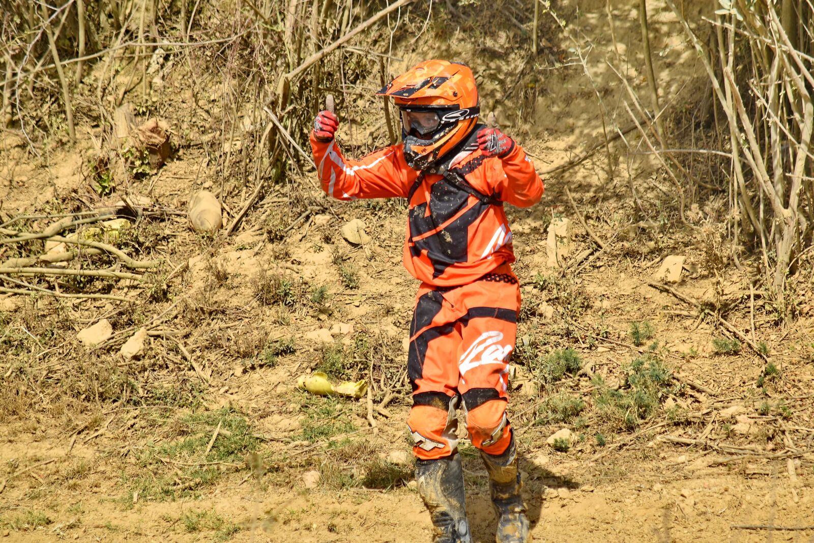 Nikon D5500 sample photo. Excitement, exhibition, motocross, motorcyclist photography