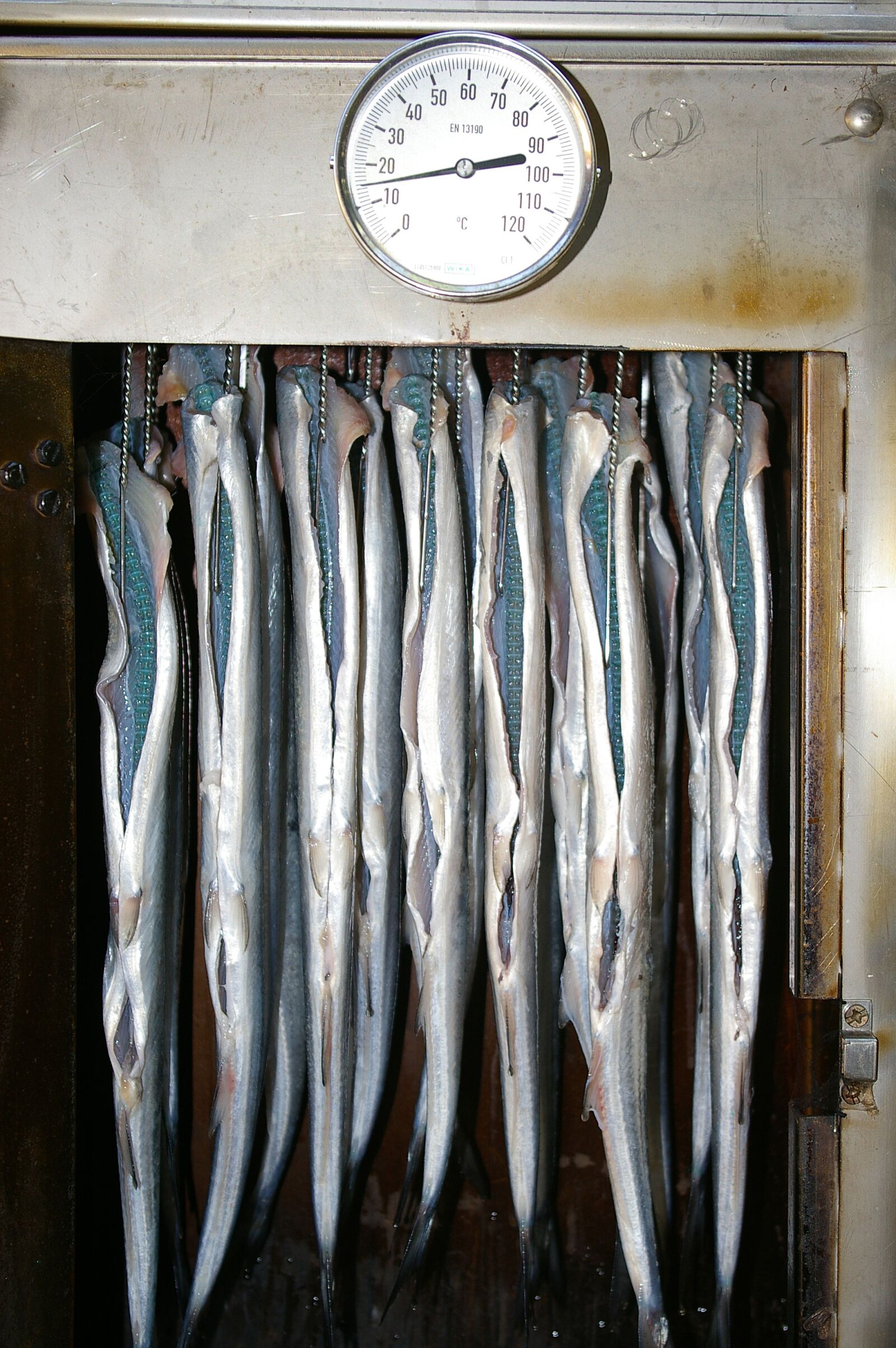 Pentax *ist DL2 sample photo. Smoking oven, smoked fish photography