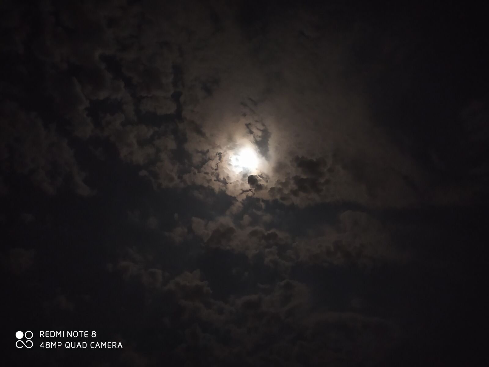 Xiaomi Redmi Note 8 sample photo. Eclipse, clouds, sun photography