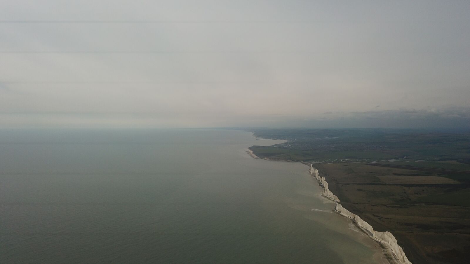 DJI FC220 sample photo. Seven sisters, eastbourne, england photography