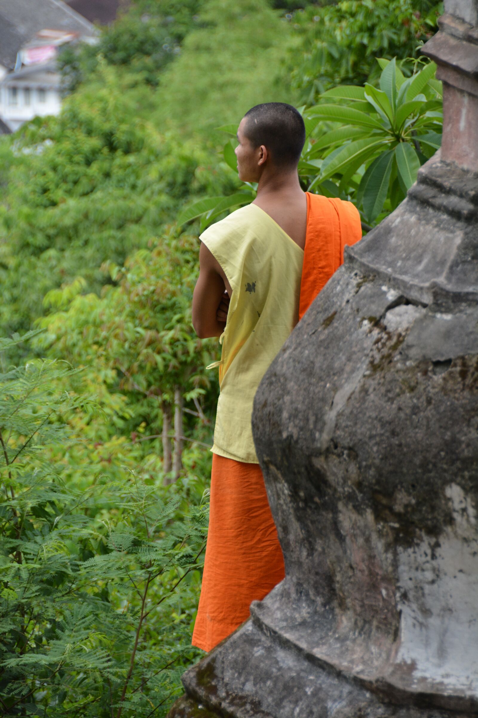 Nikon D7100 sample photo. Laos, luang prabang, monk photography