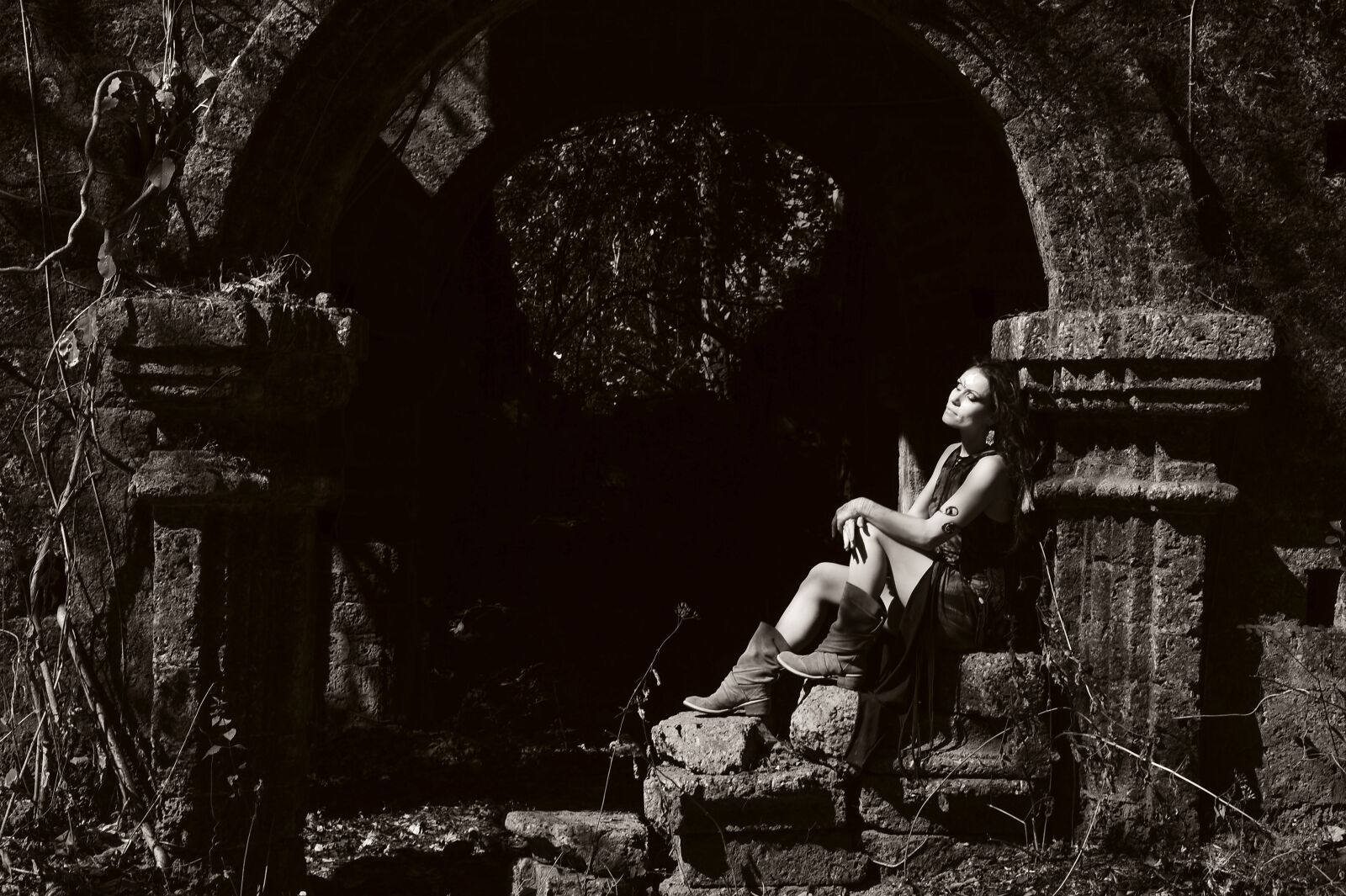 Nikon D4 sample photo. Girl, one, silence photography