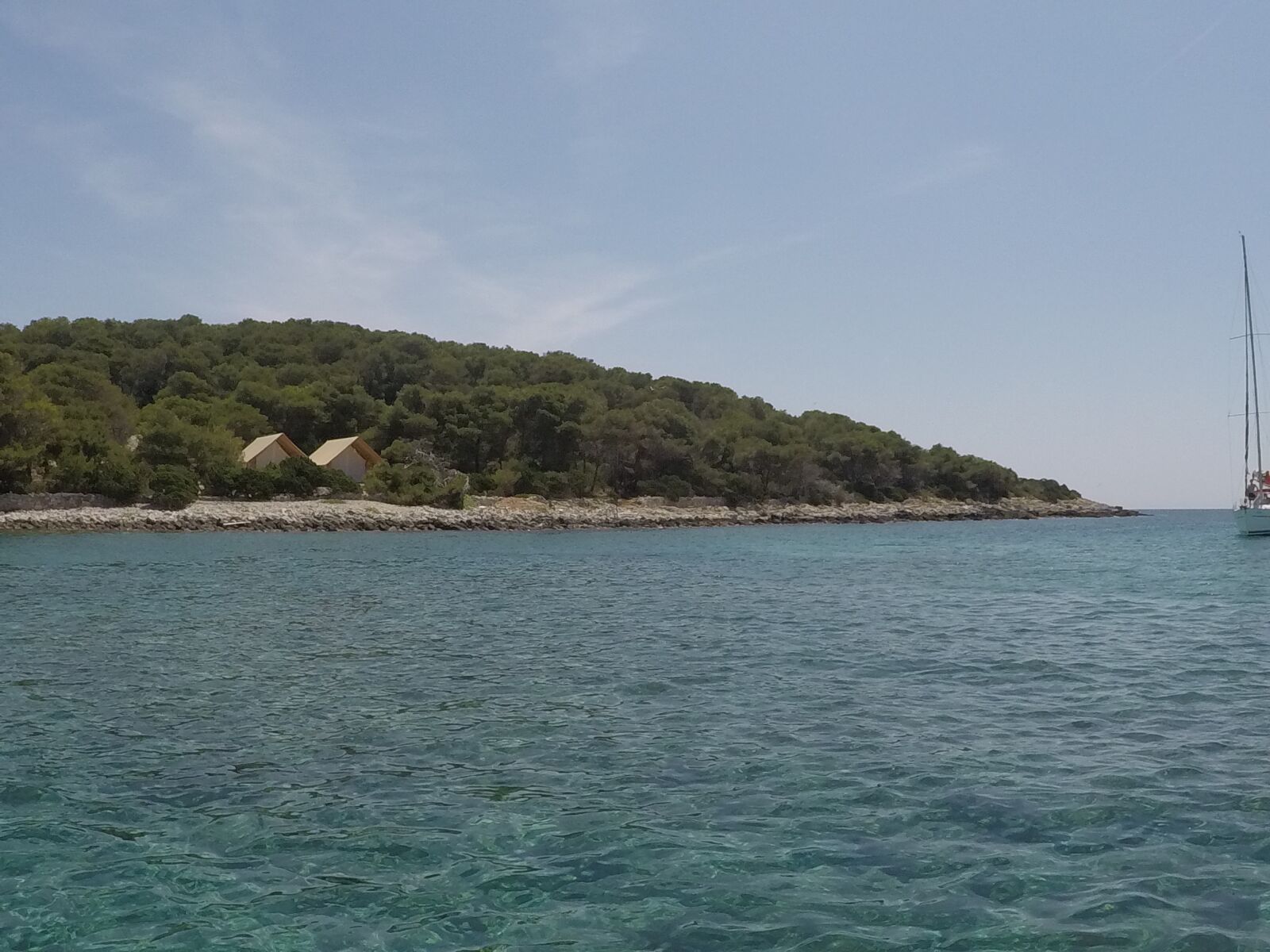 GoPro Hero5 Black sample photo. Trees, sea, holidays photography