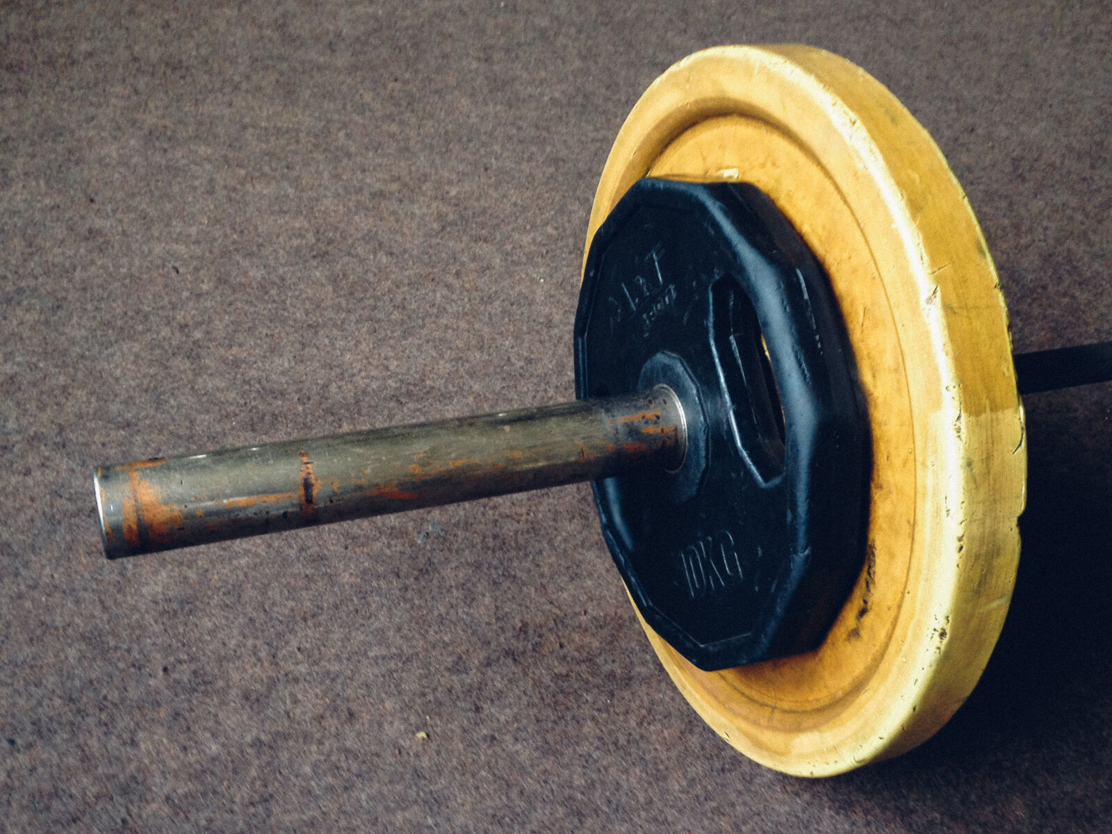 iPhone 5 back camera 4.12mm f/2.4 sample photo. Barbell, gym, sport, weight photography